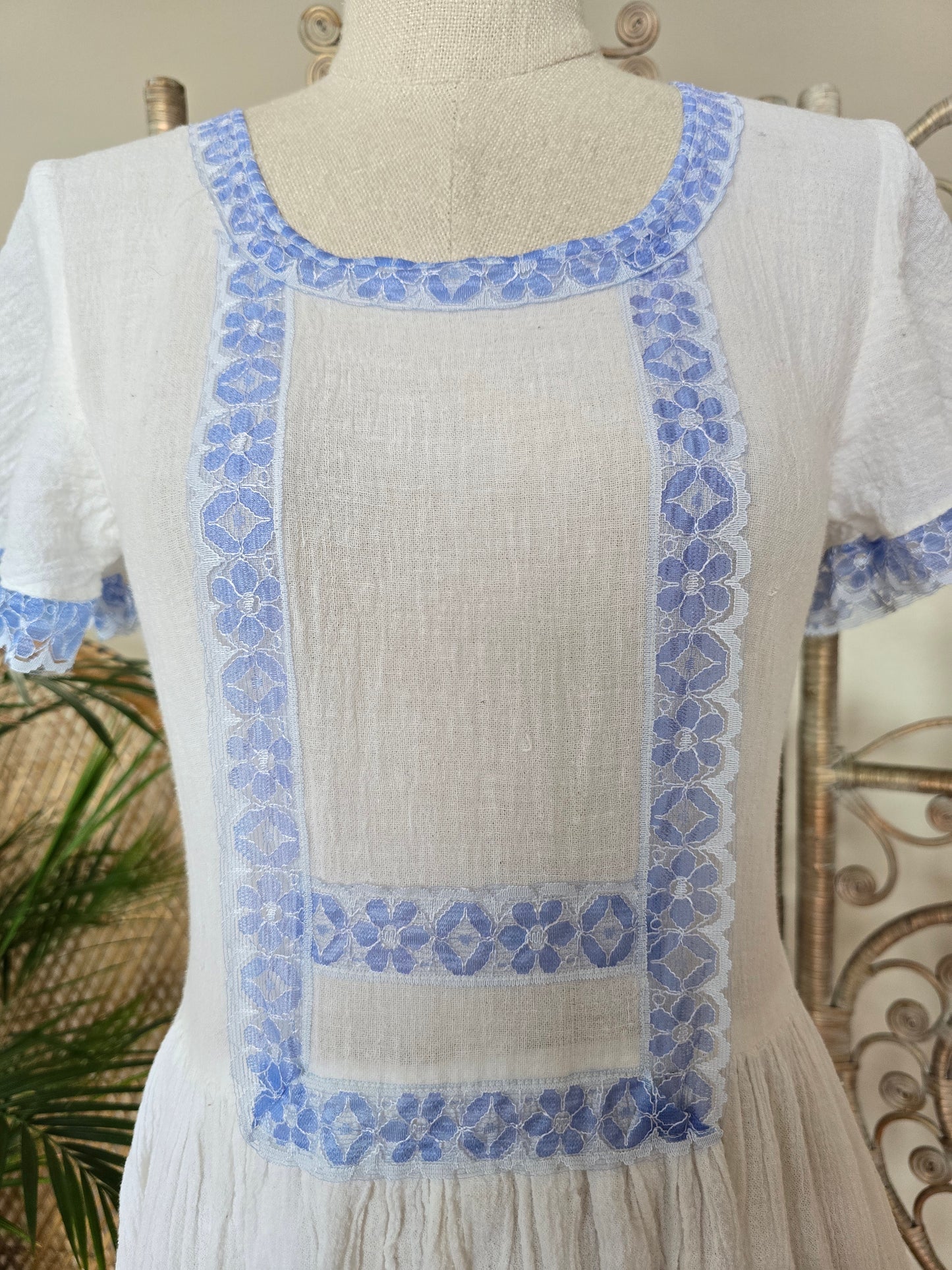 Vintage cheesecloth dress