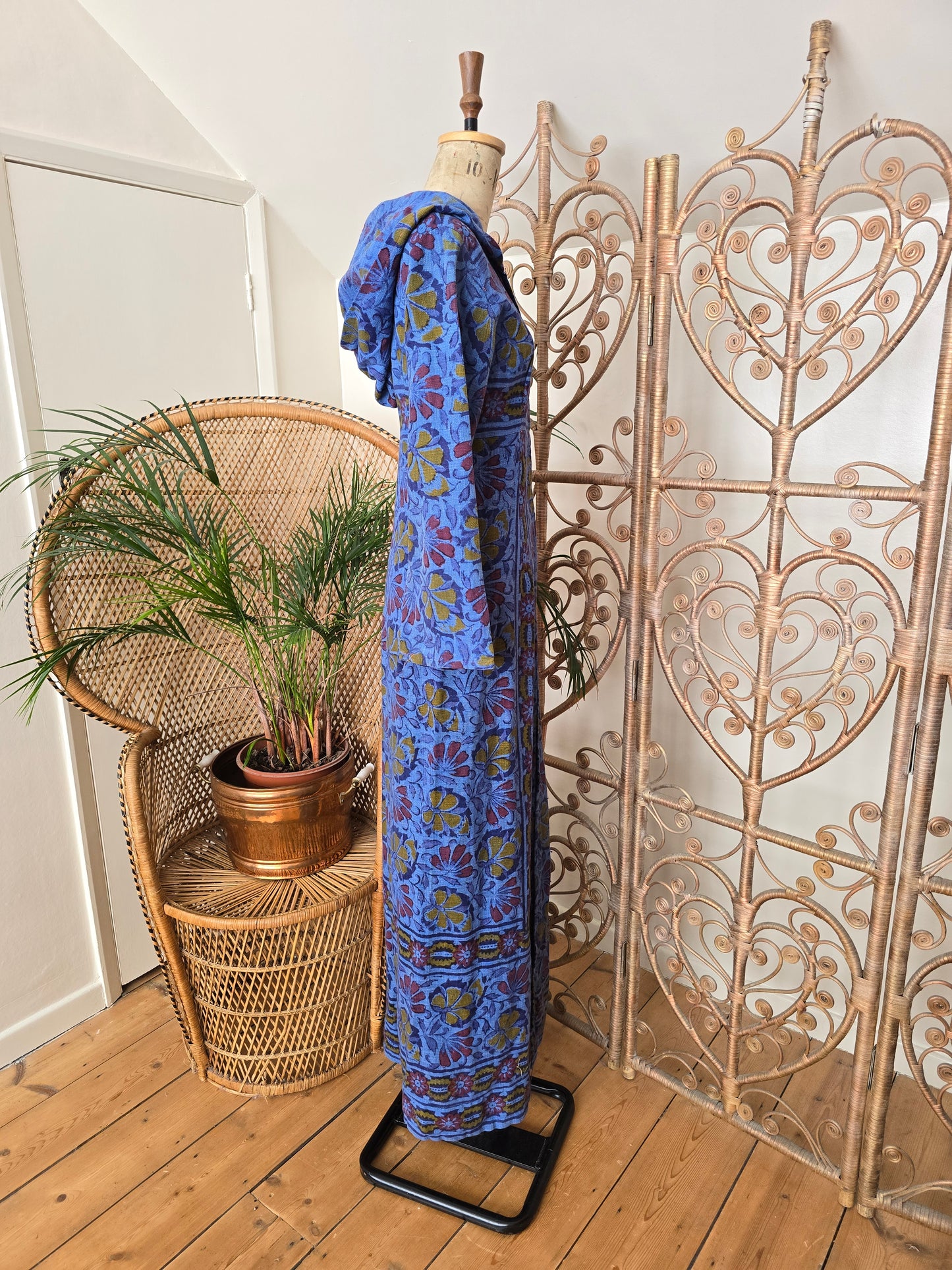 Vintage Indian cotton jacket dress