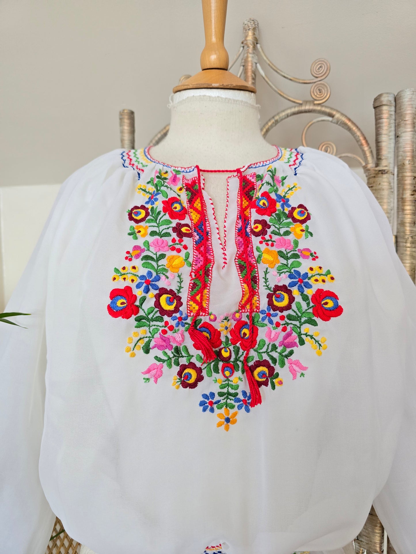 Vintage embroidered blouse