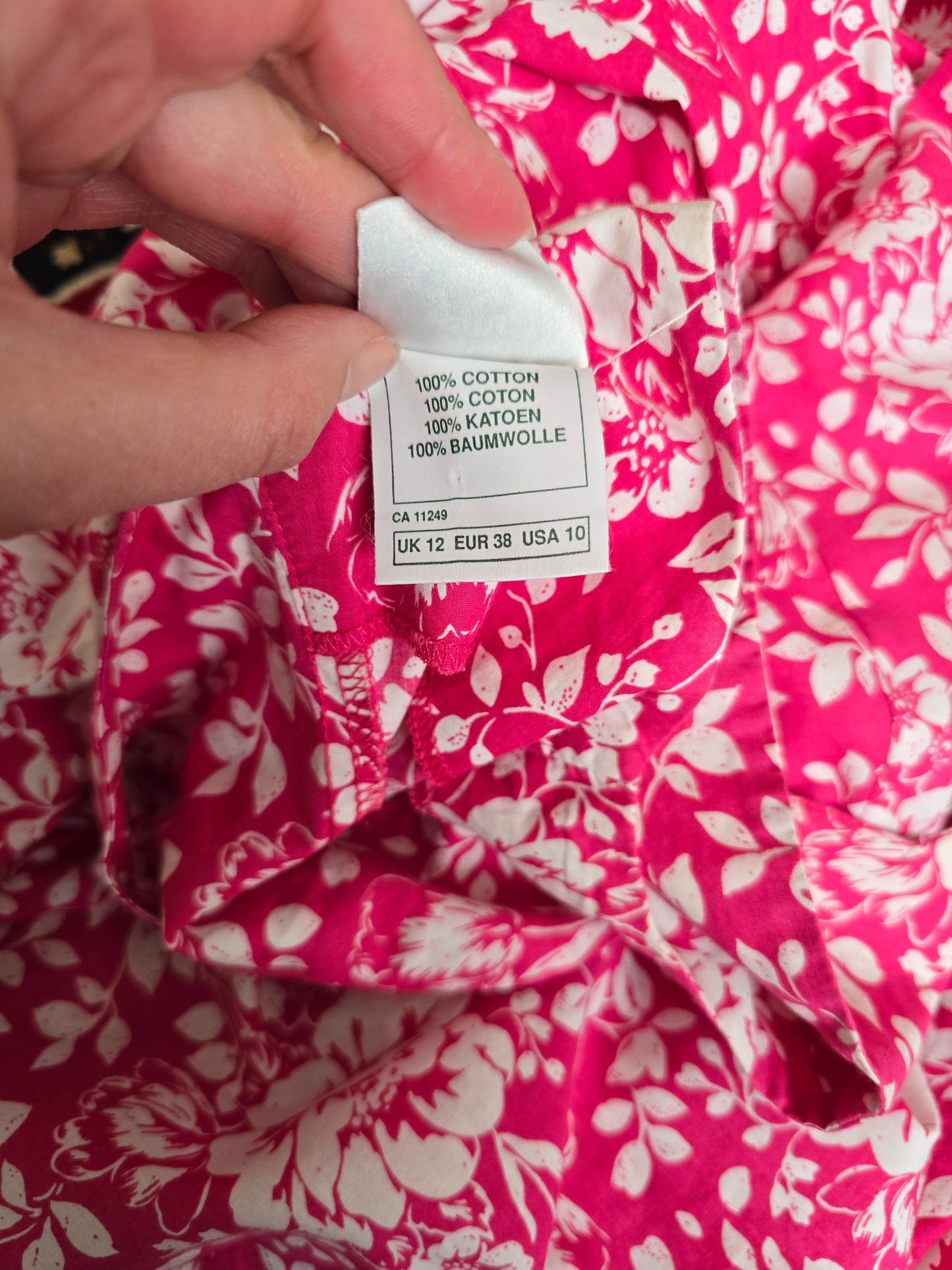 Vintage Laura Ashley bow back dress