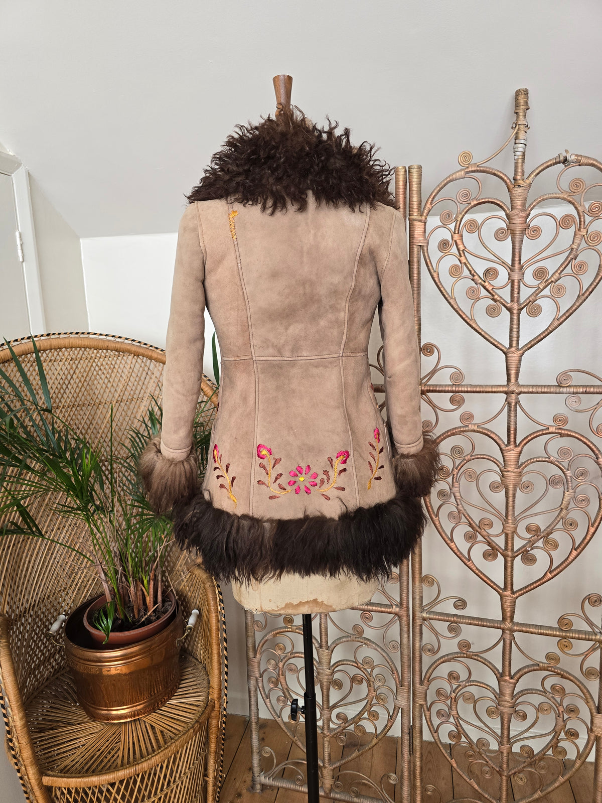 Vintage embroidered coat