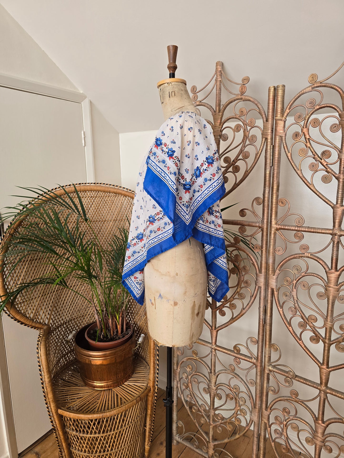 Vintage handkerchief blouse