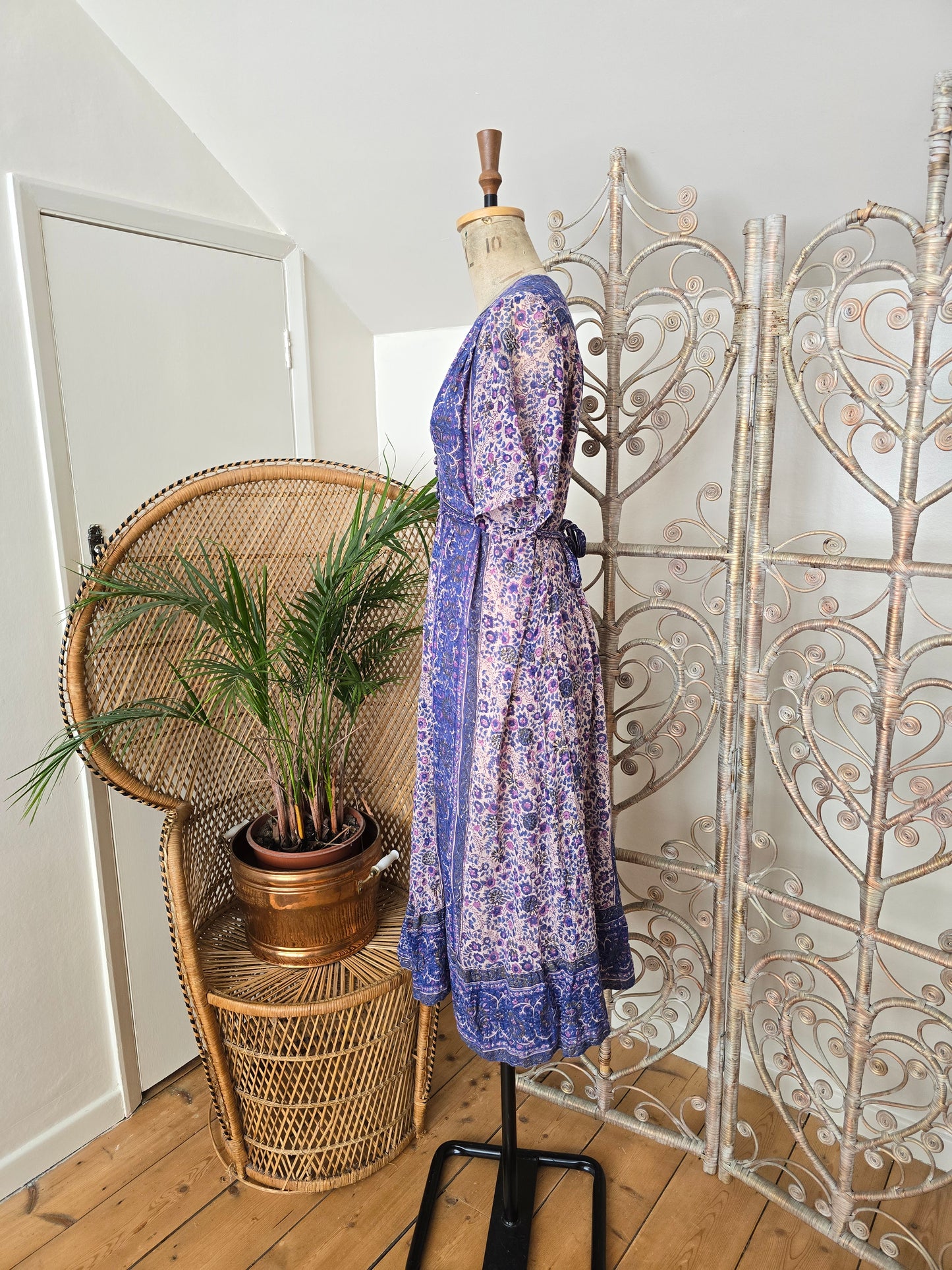 Vintage Interlinks of London Indian cotton dress