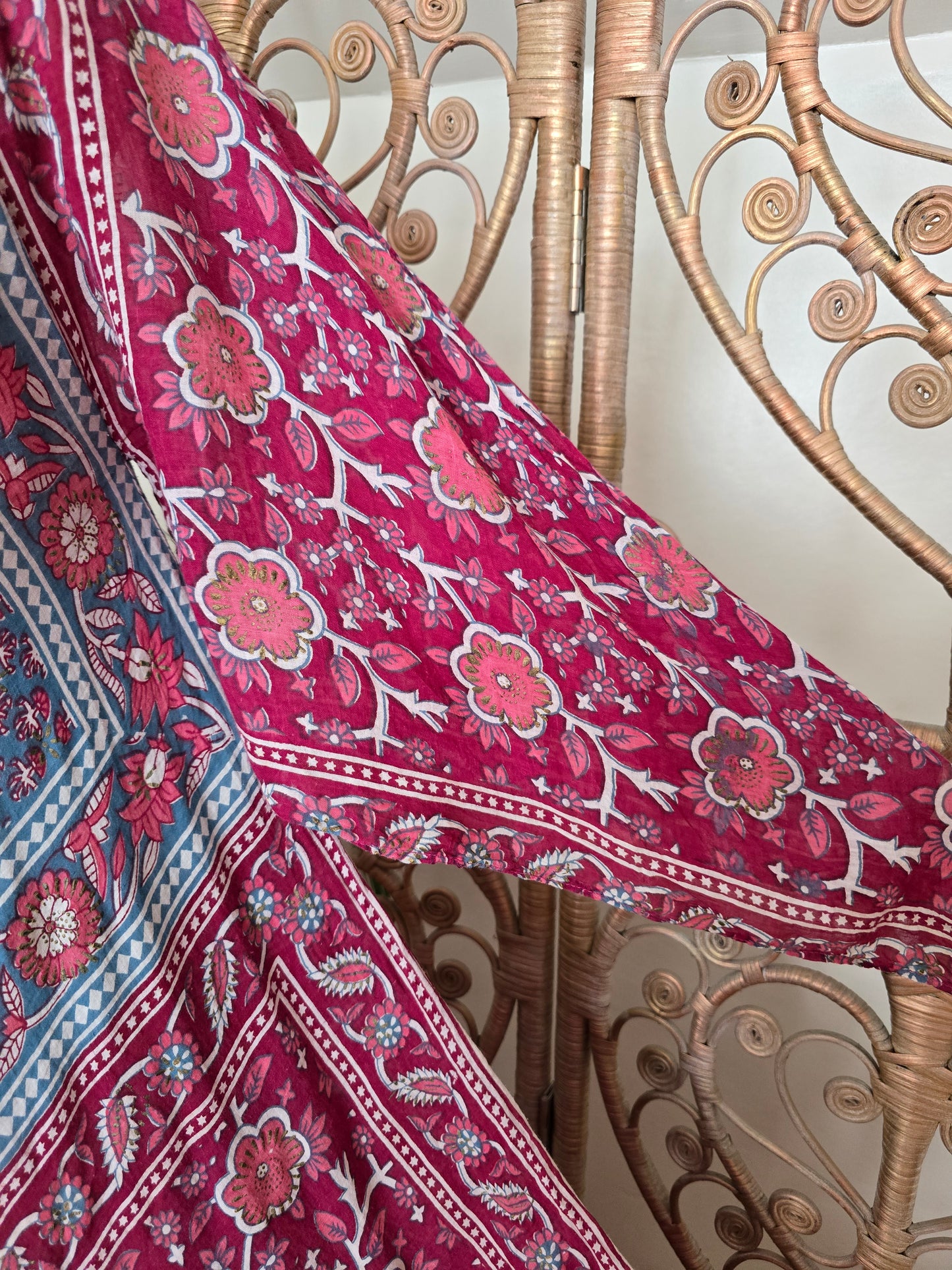 Vintage Adini Indian maxi dress