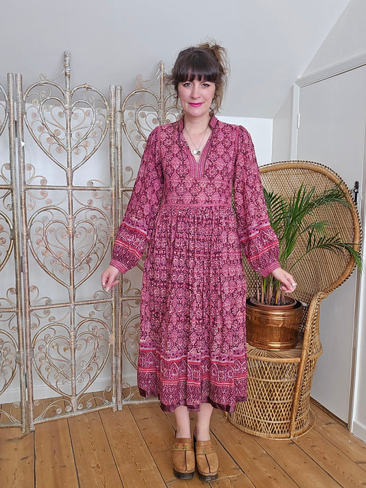 Vintage Phool Indian dress XS S