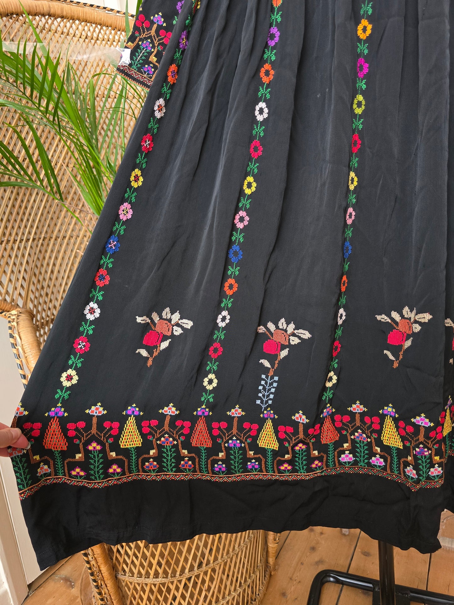 Vintage Syrian embroidered dress