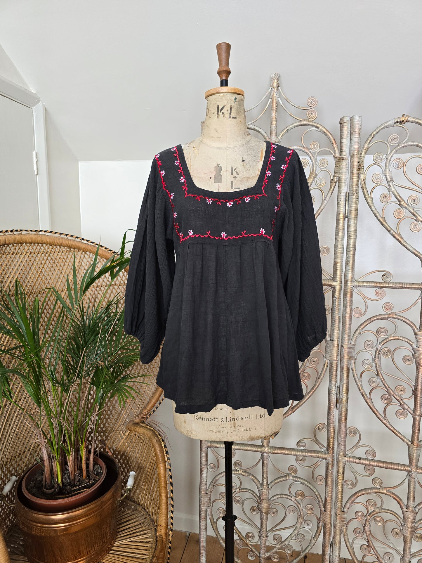 Vintage cheesecloth tunic