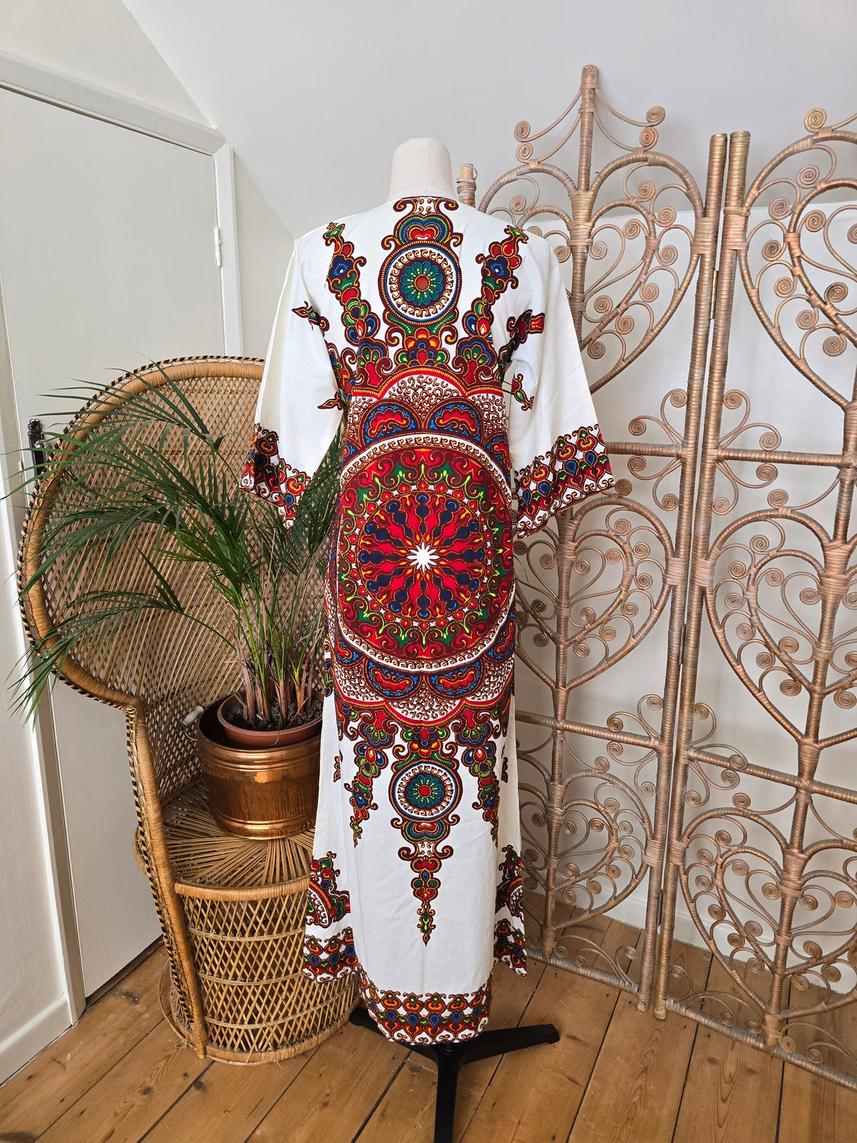 Vintage Dashiki maxi dress