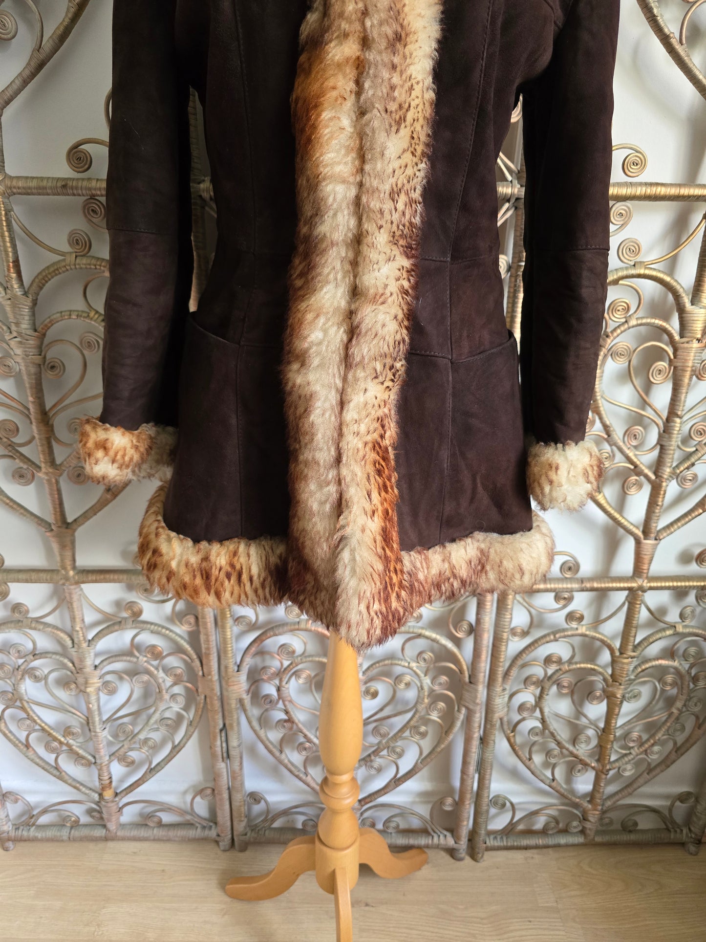 Vintage sheepskin coat S/M