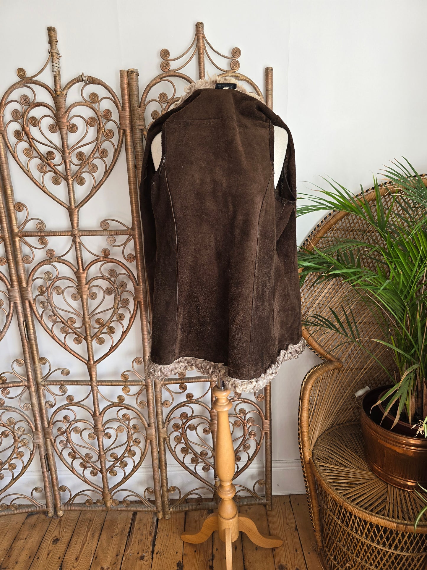 Vintage suede waistcoat