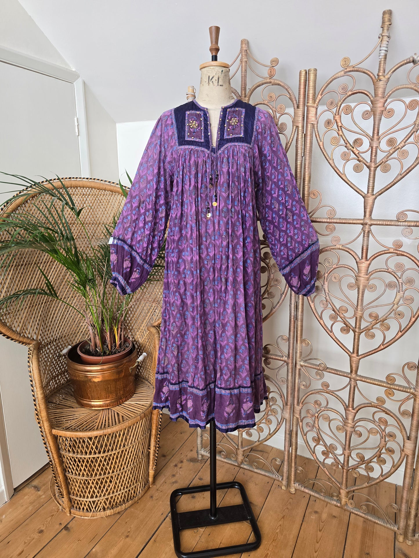 Vintage Interlinks of London Indian dress