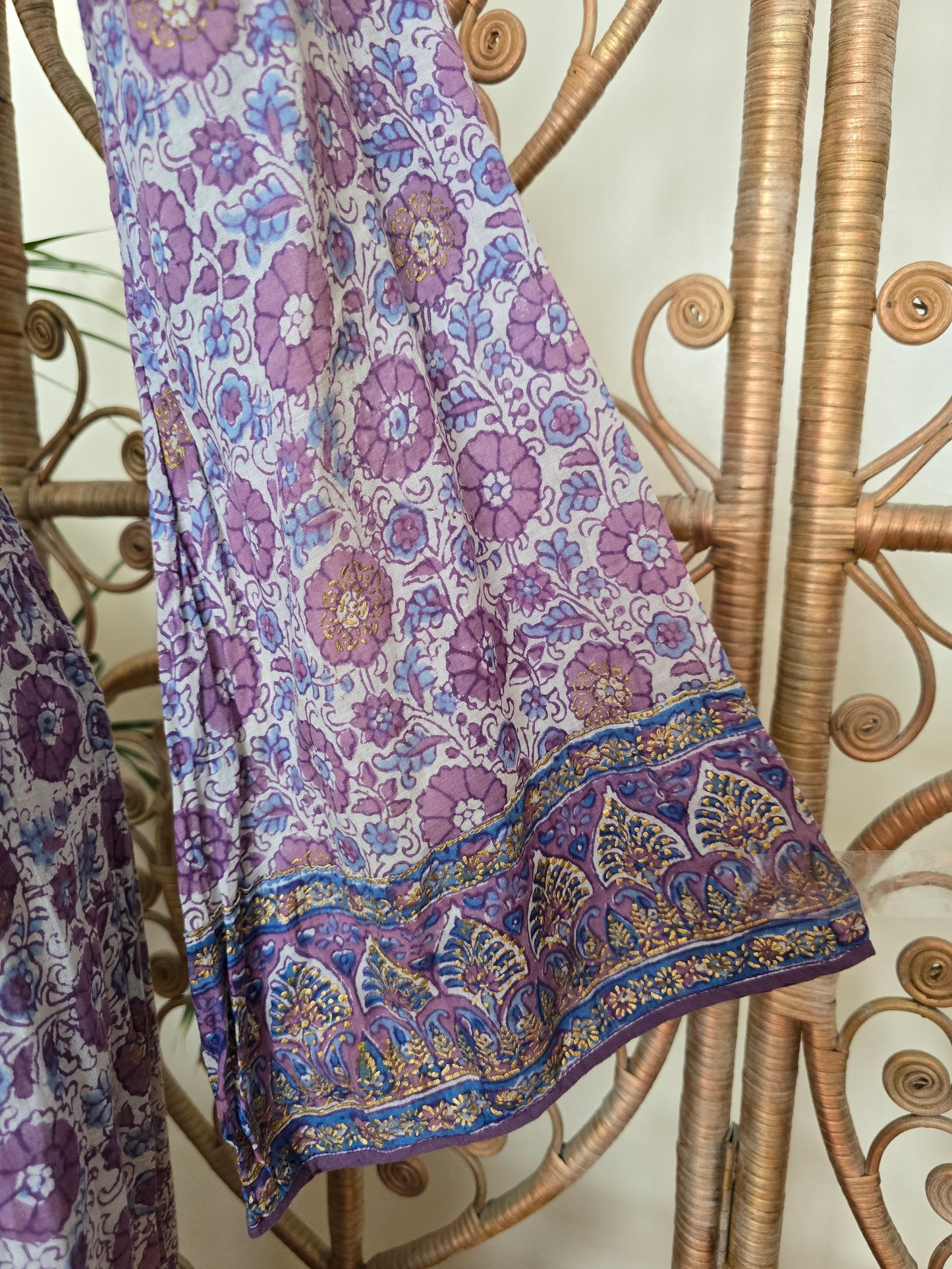 Vintage Anokhi indian 70s maxi dress