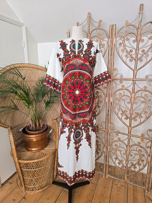 Vintage Dashiki maxi dress