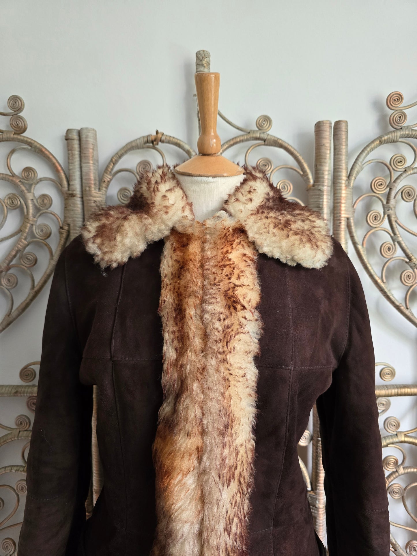 Vintage sheepskin coat S/M