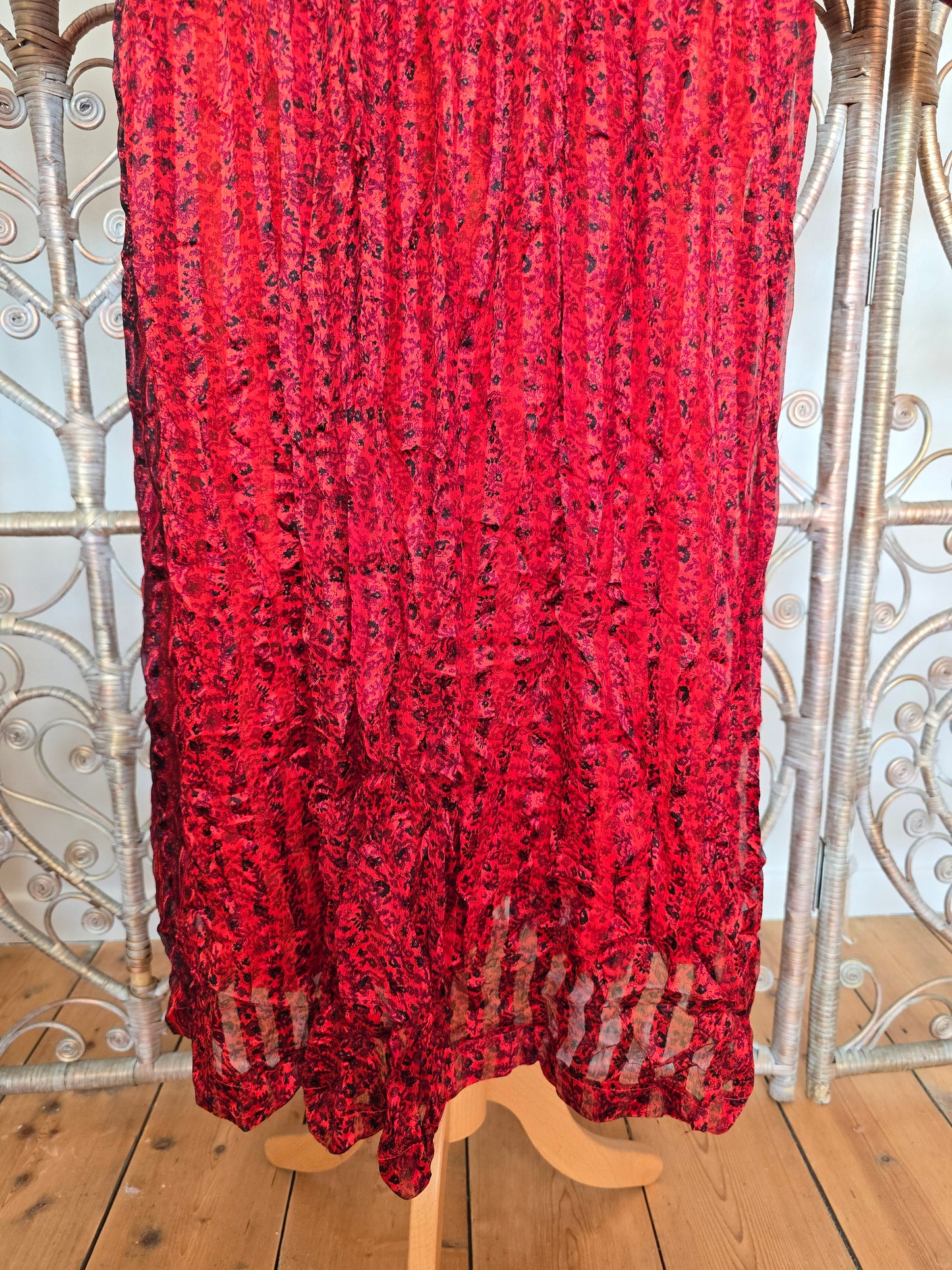 Vintage Raksha of Hindimp London silk Indian dress