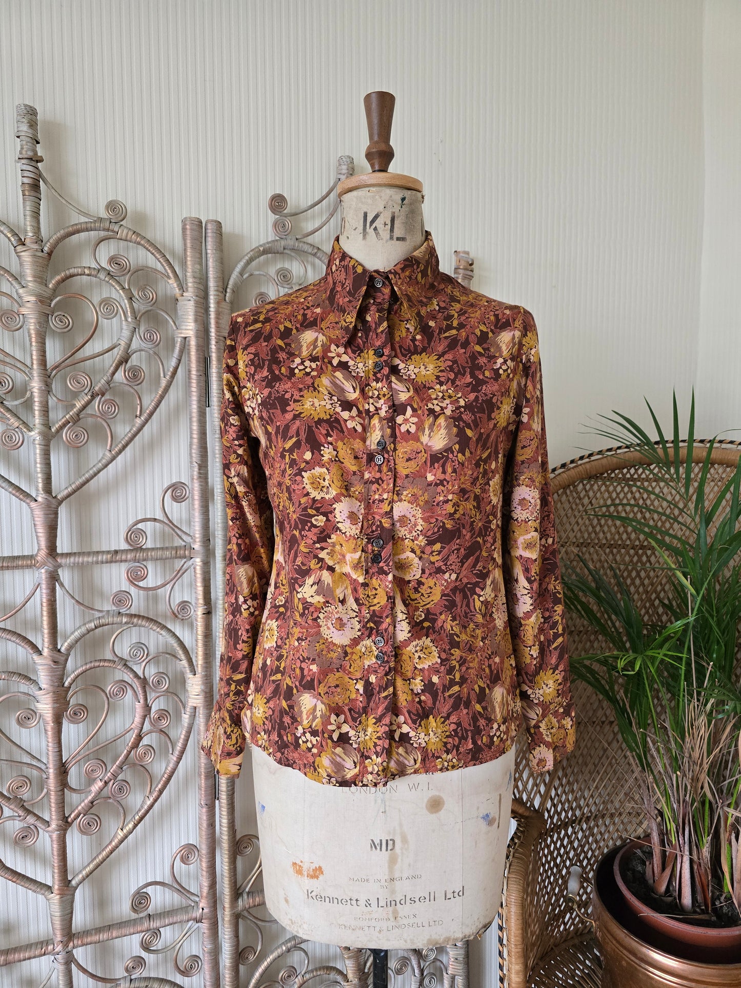 Vintage floral blouse