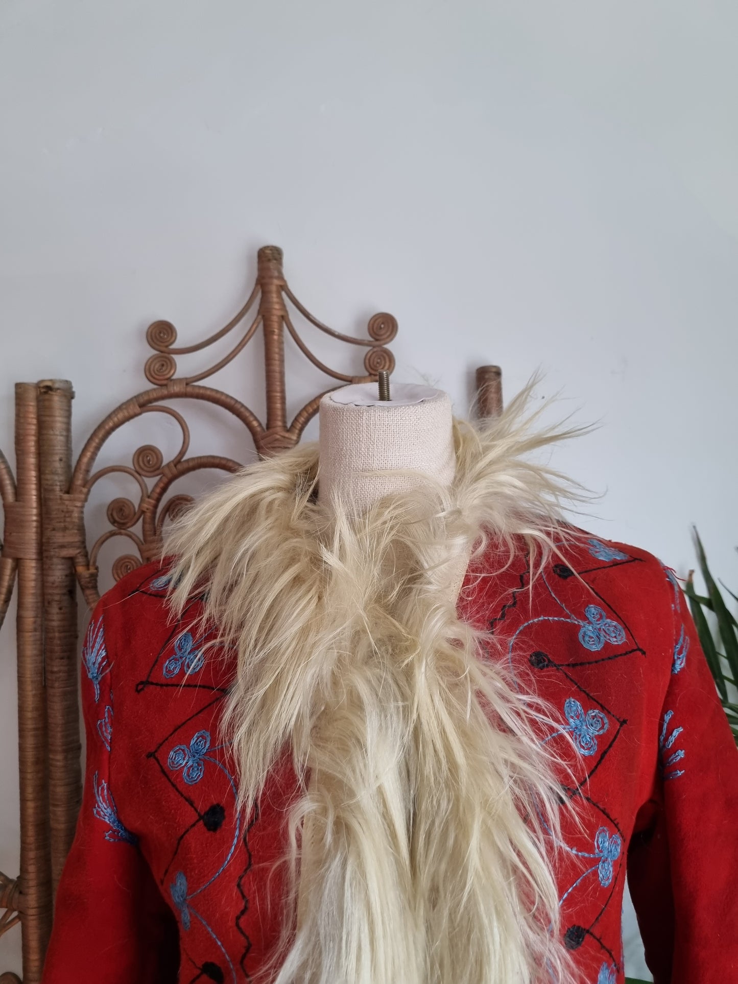 Vintage embroidered Afghan coat