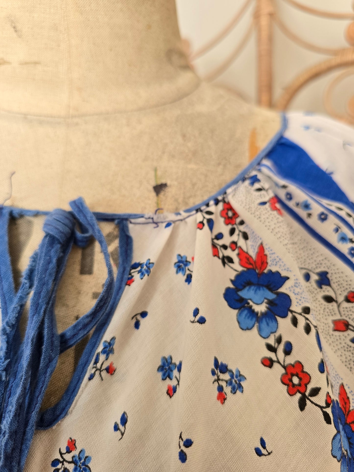 Vintage handkerchief blouse