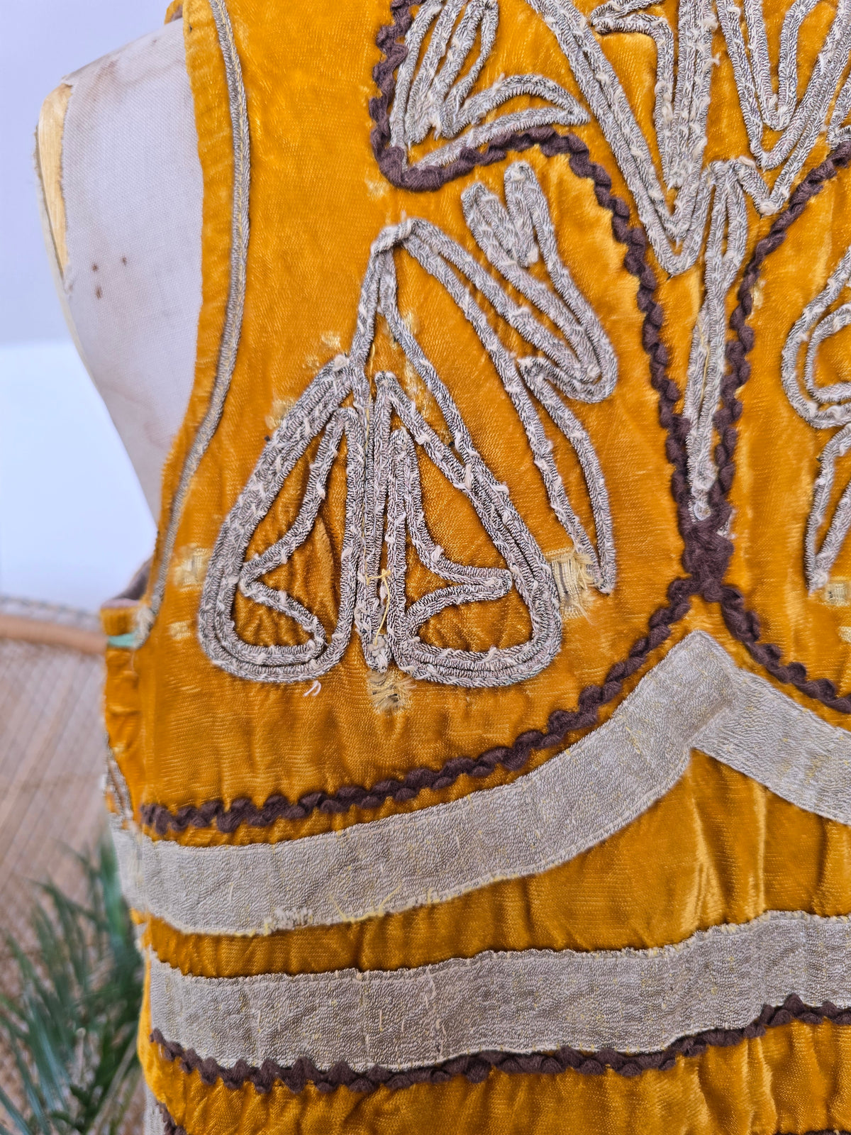 Vintage Antique Turkish velvet waistcoat