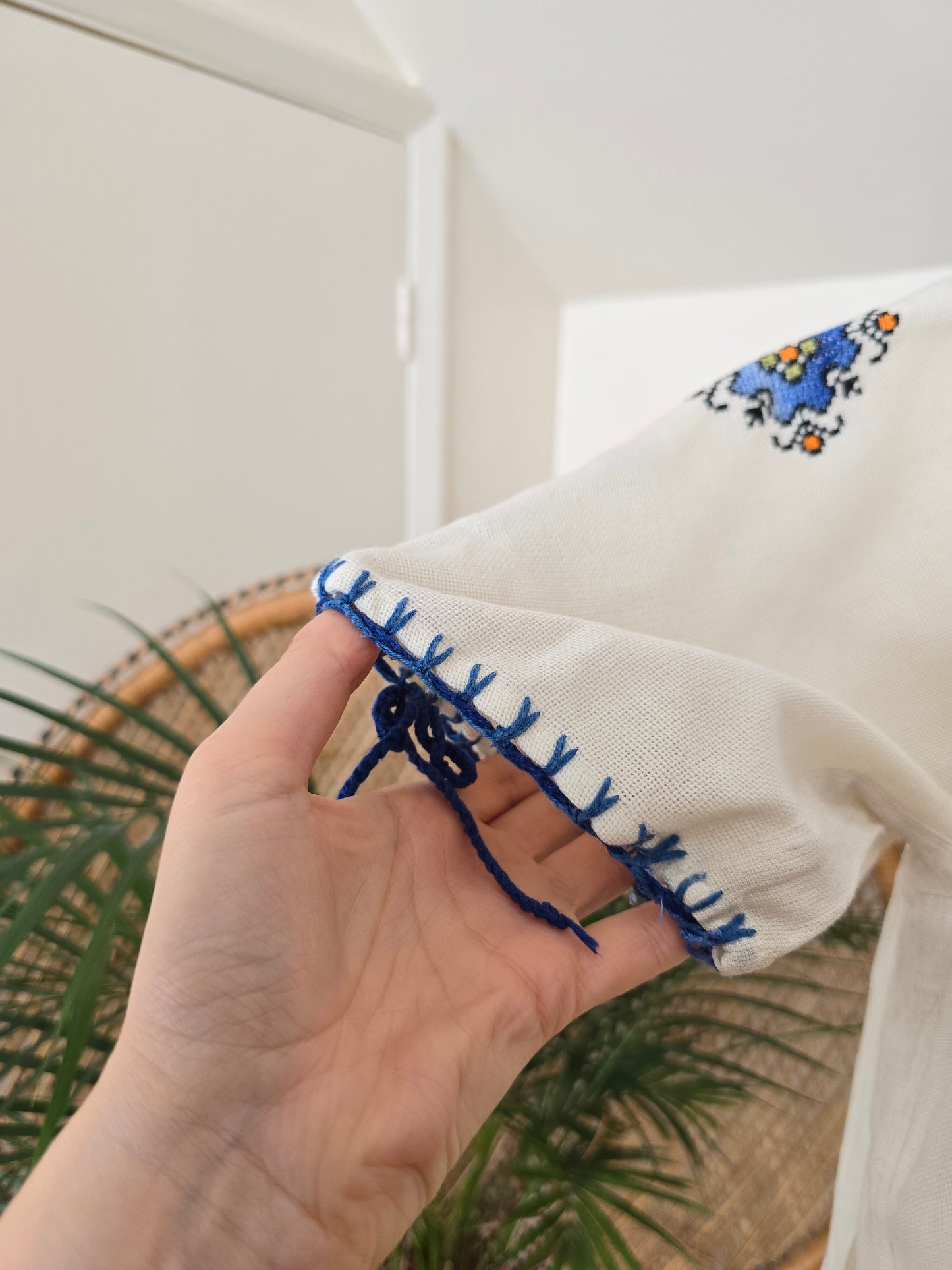 Vintage embroidered blouse