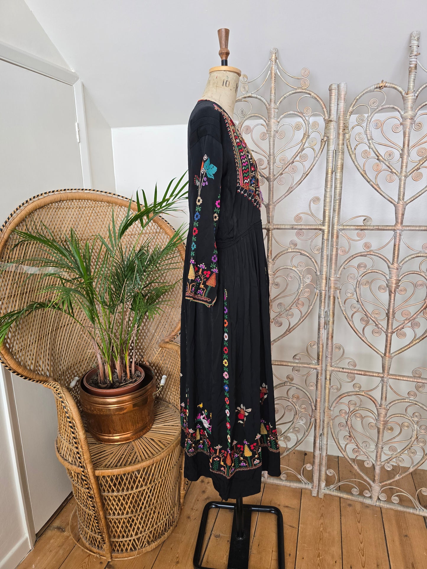Vintage Syrian embroidered dress