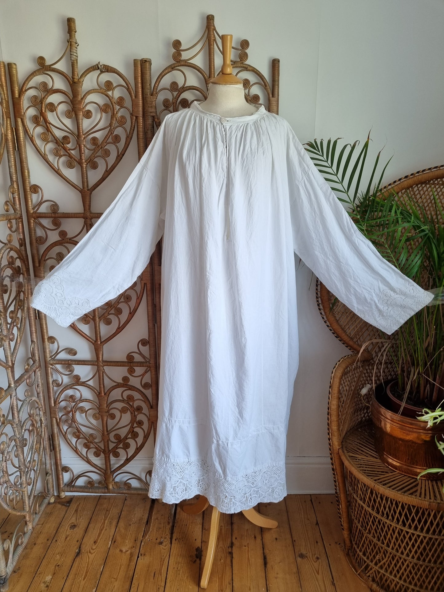 Vintage smock dress L XL