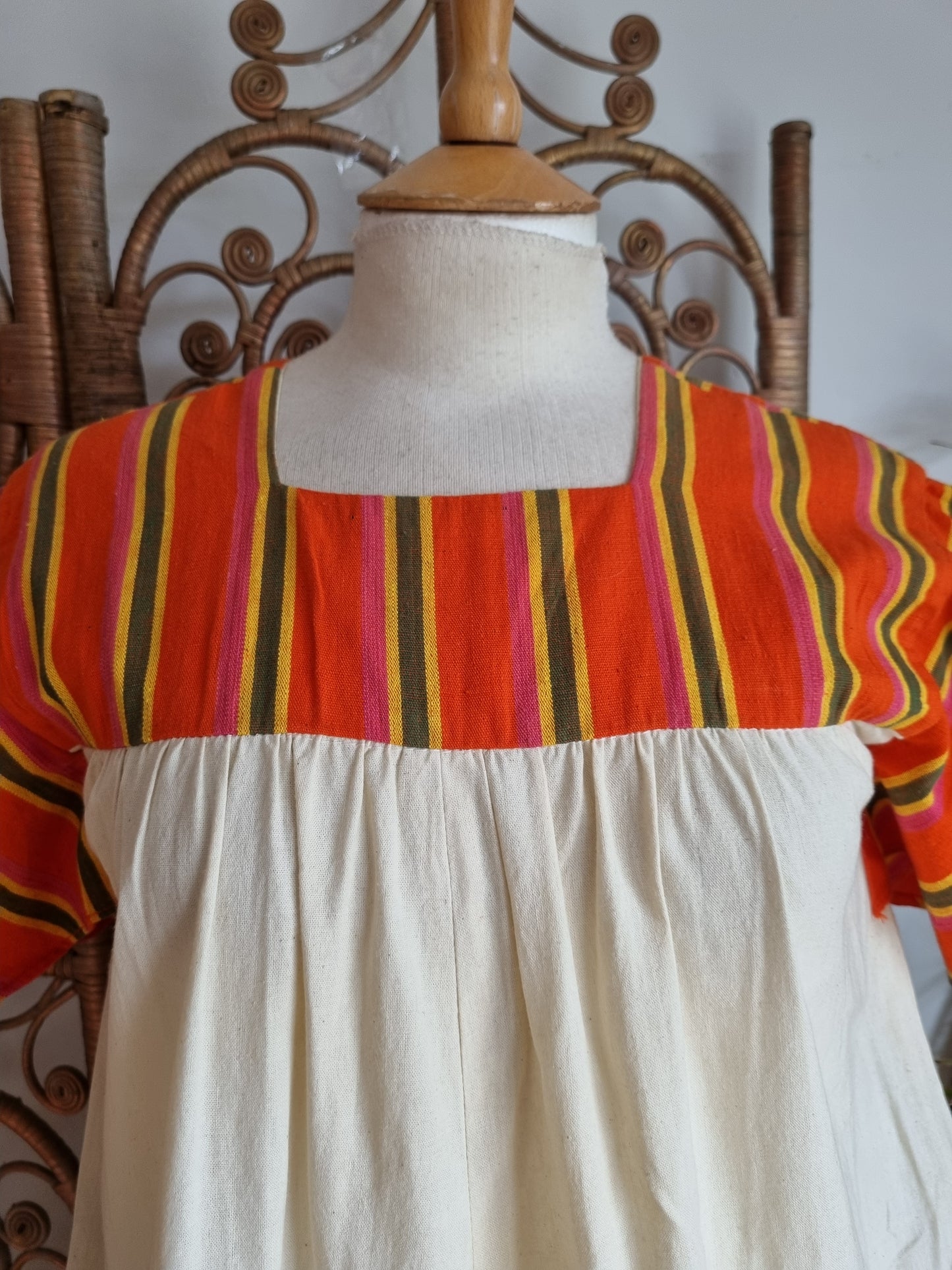 Vintage applique patchwork dress