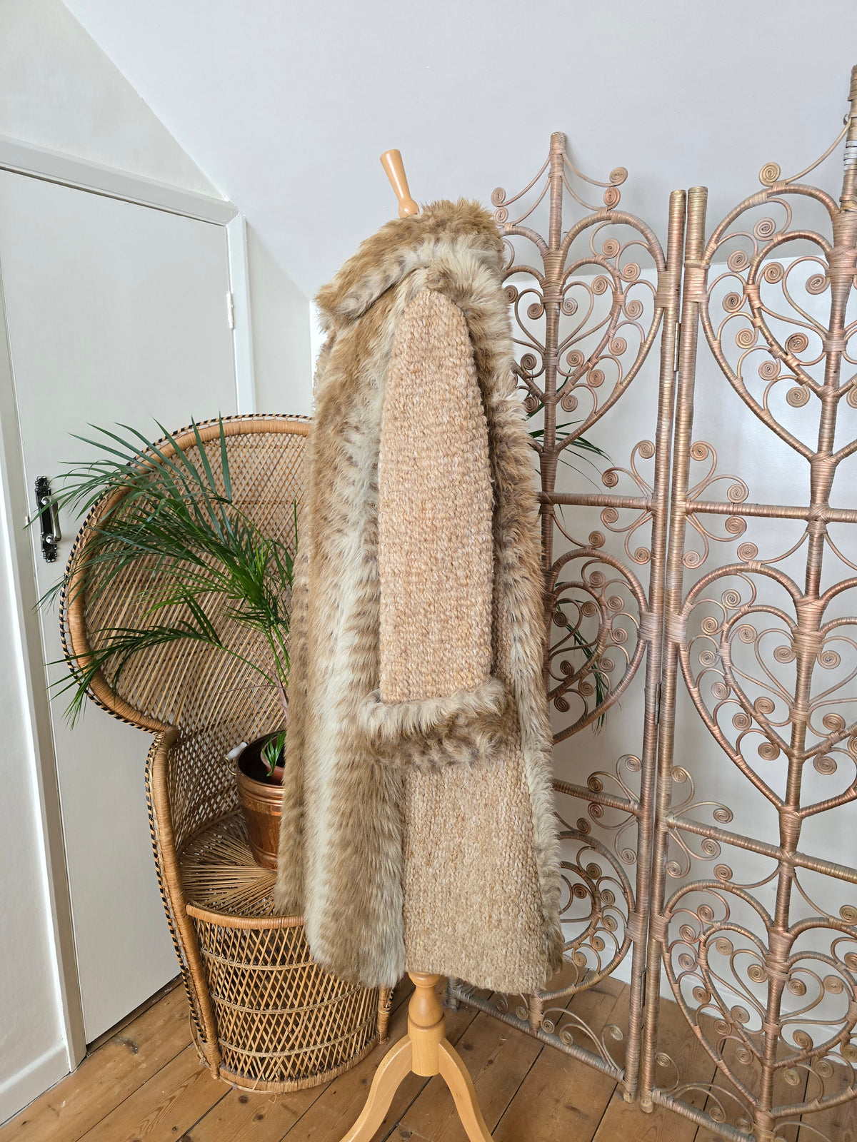 Vintage faux fur coat