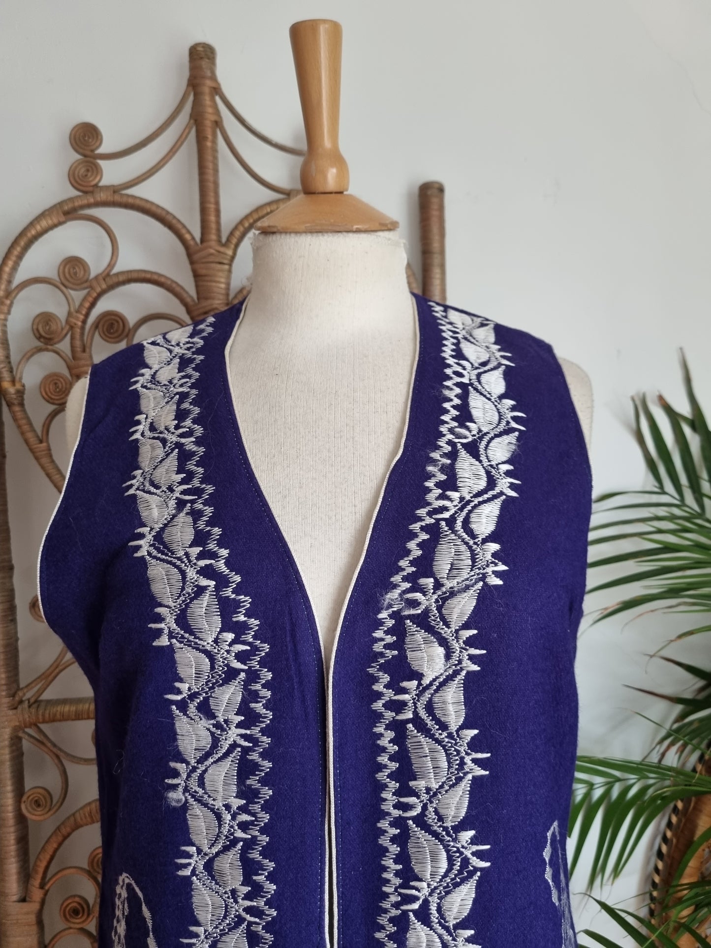 Vintage embroidered waistcoat