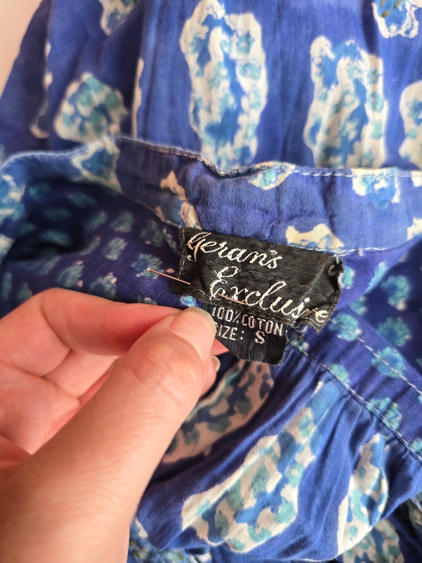 Vintage Indian cotton dress