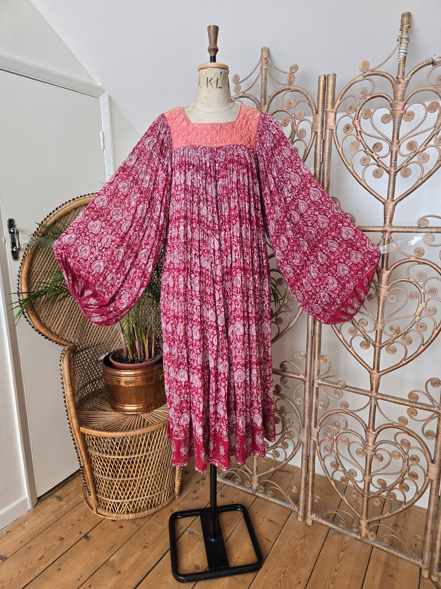 Vintage Indian cotton dress