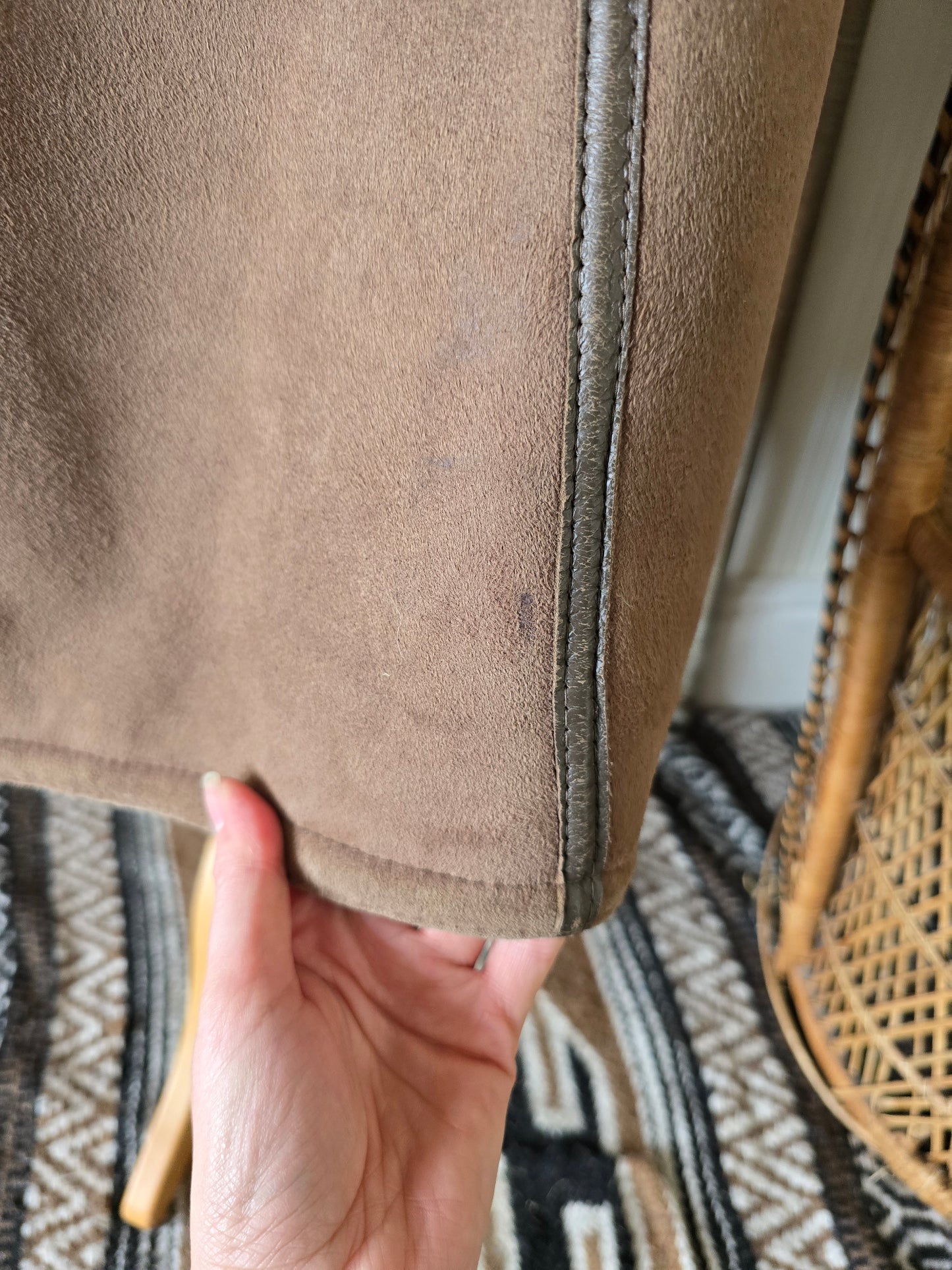 Vintage sheepskin coat