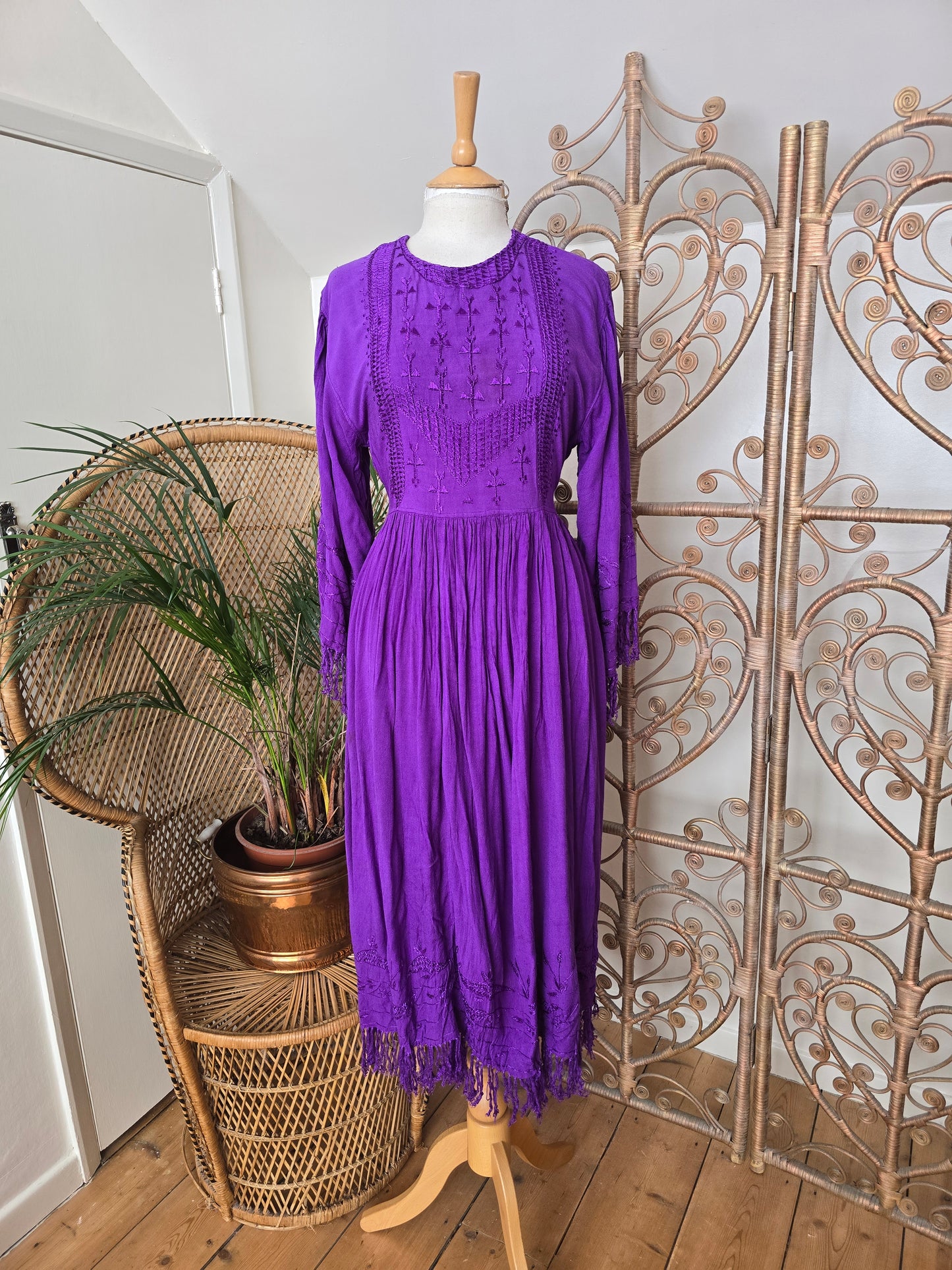 Vintage embroidered dress