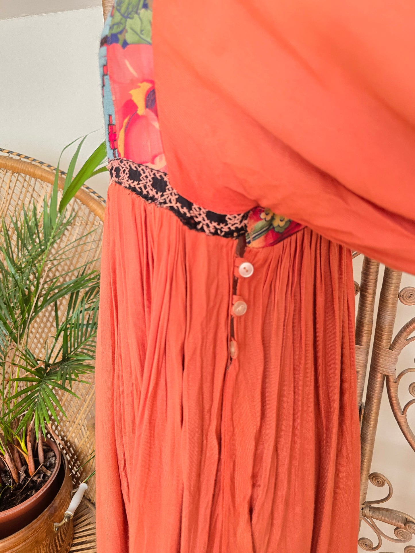 Vintage embroidered Afghan dress
