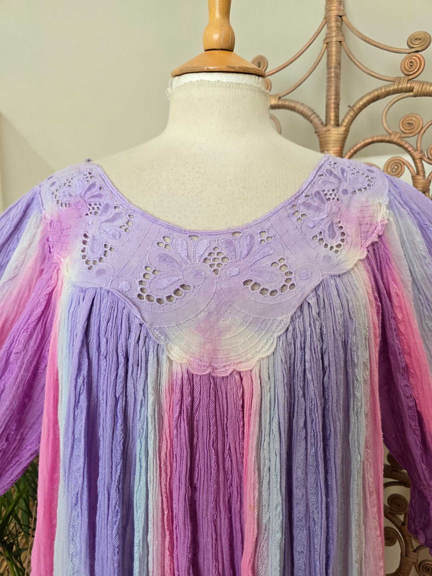 Vintage greek smock dress