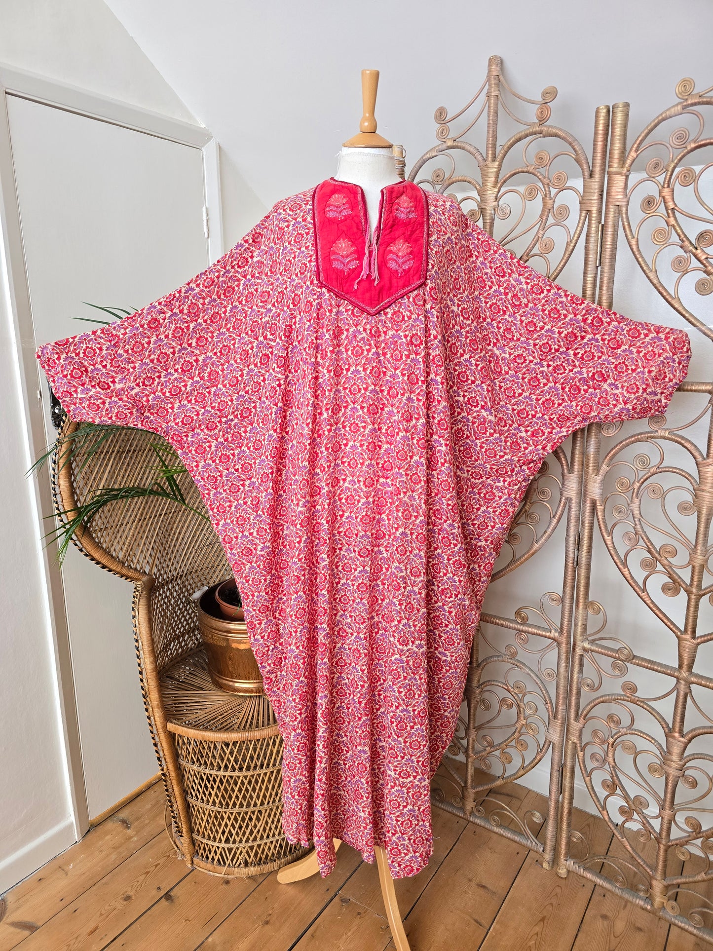 Vintage Phool Indian cape dress