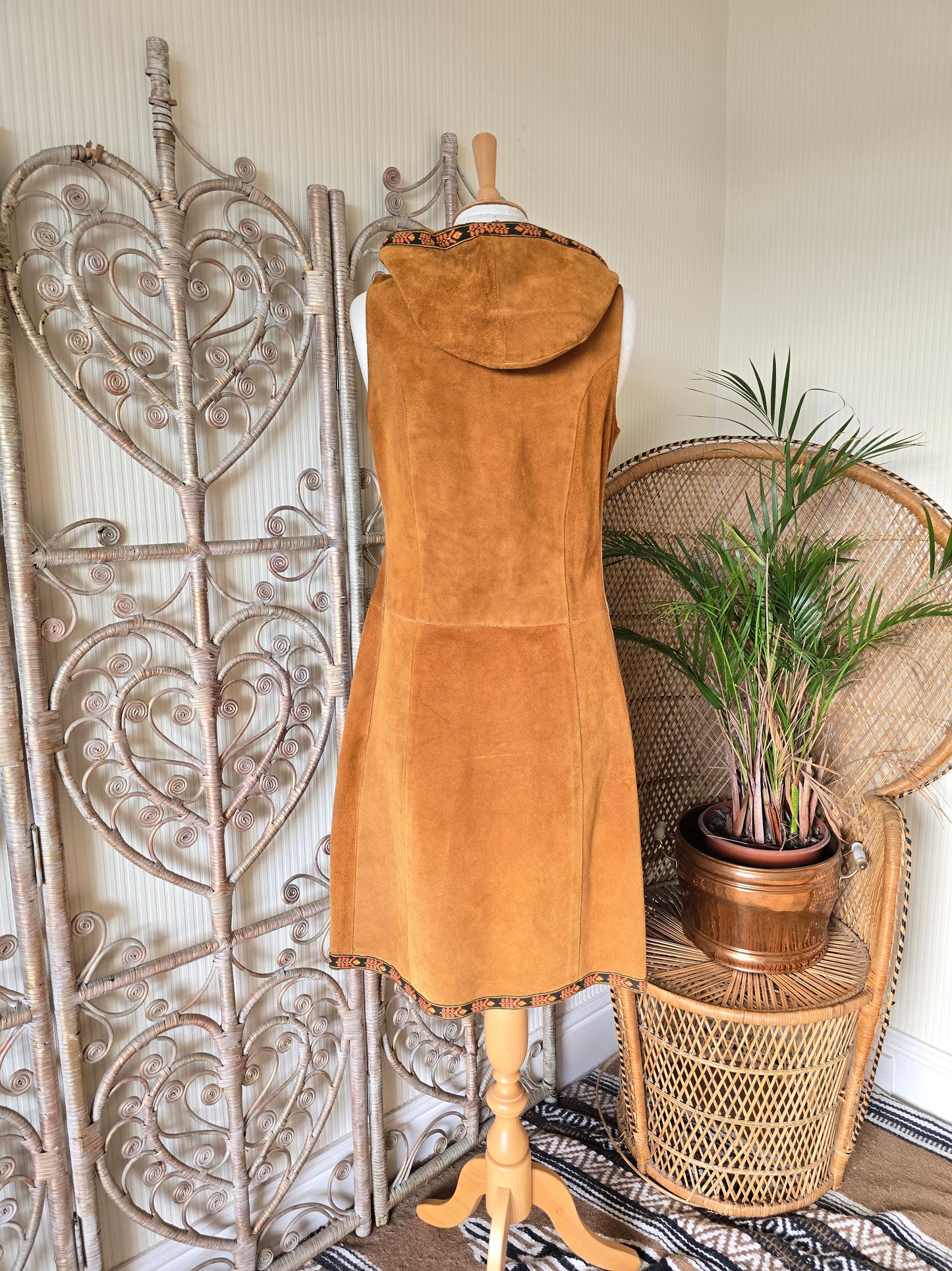Vintage suede waistcoat