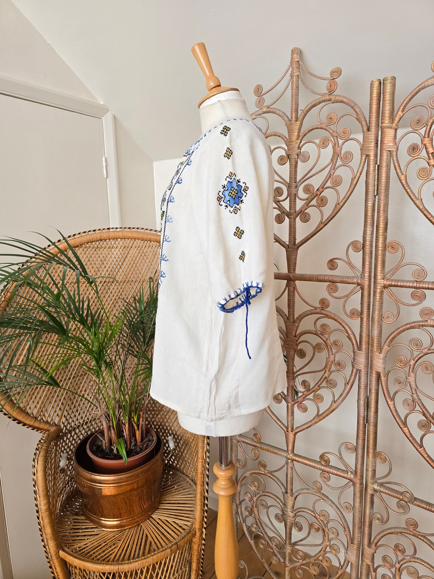 Vintage embroidered blouse