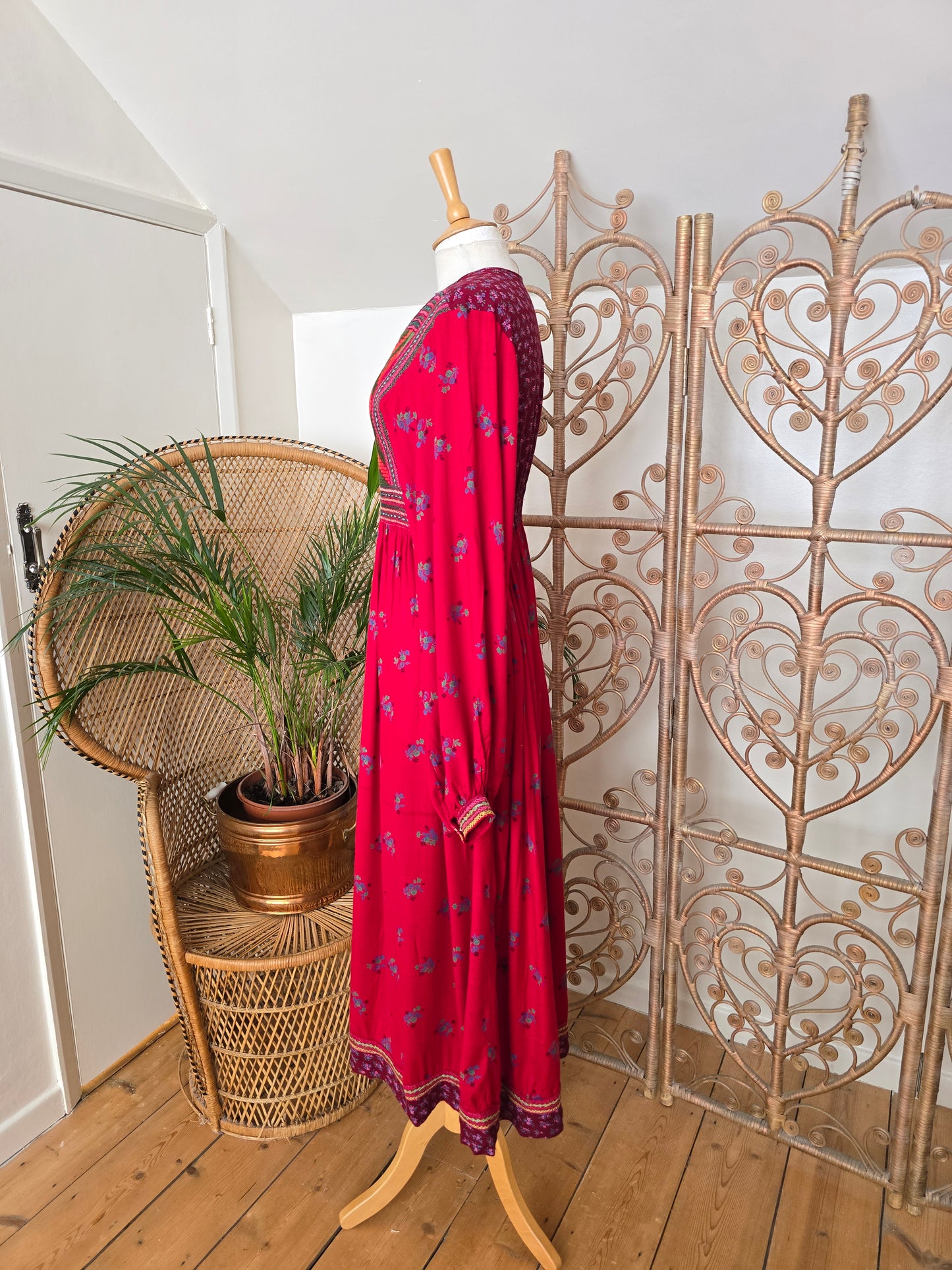 Vintage embroidered Afghan dress