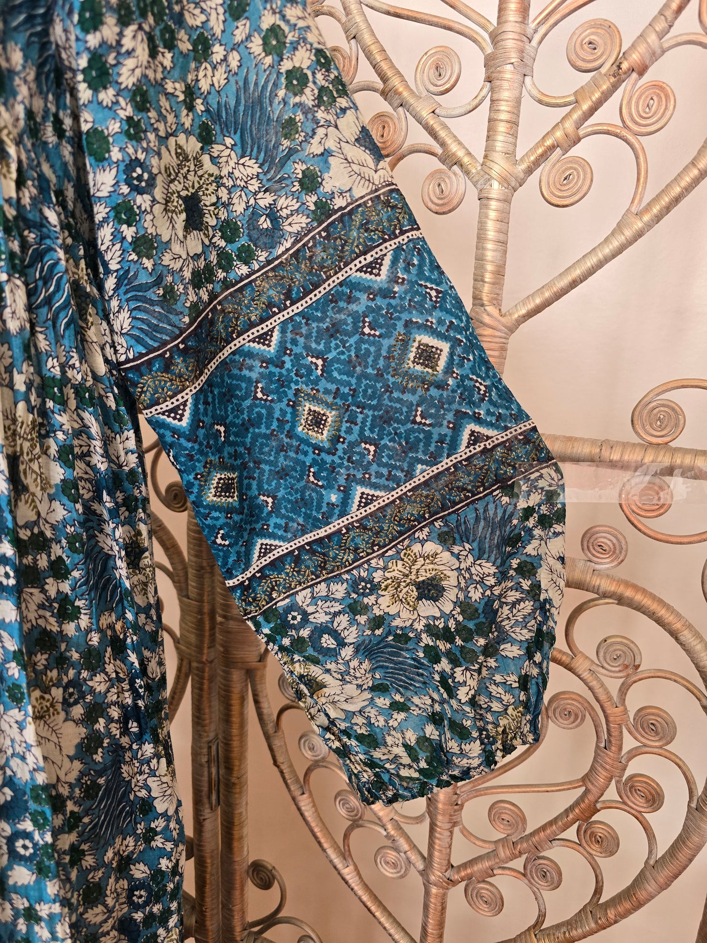 Vintage Mina of London Indian cotton dress