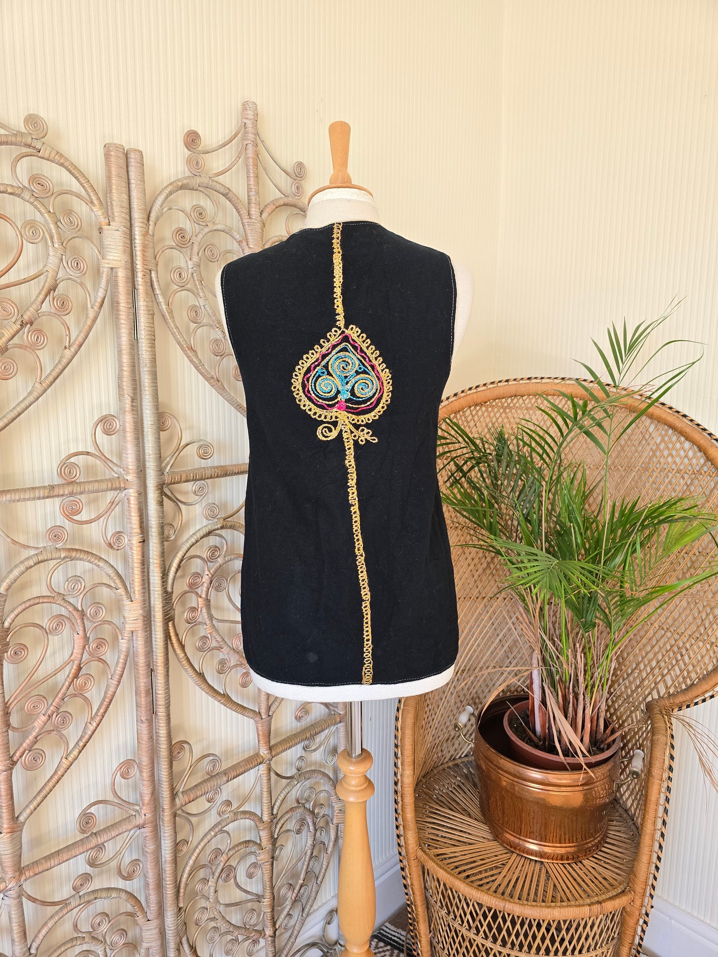 Vintage embroidered waistcoat