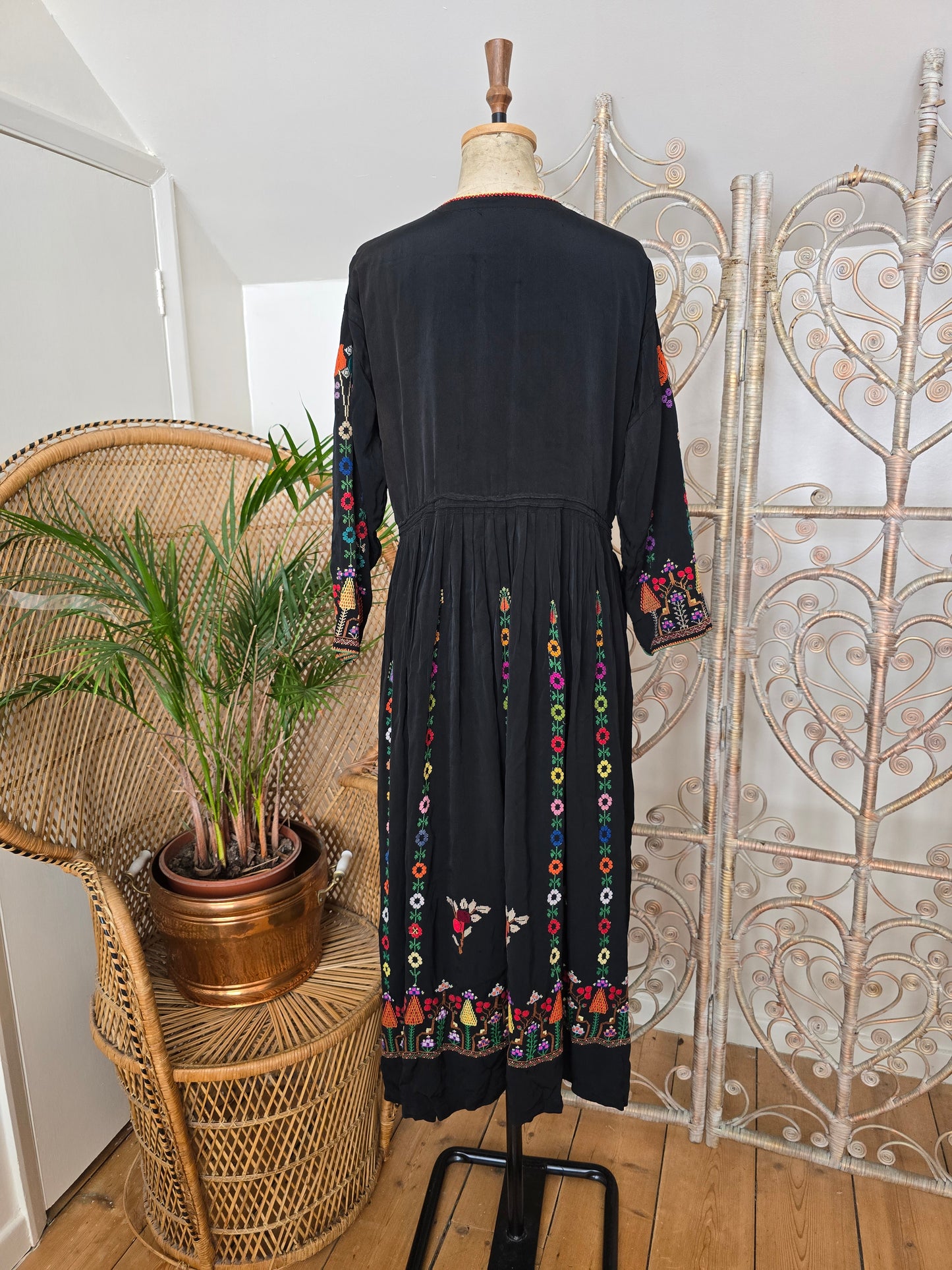Vintage Syrian embroidered dress