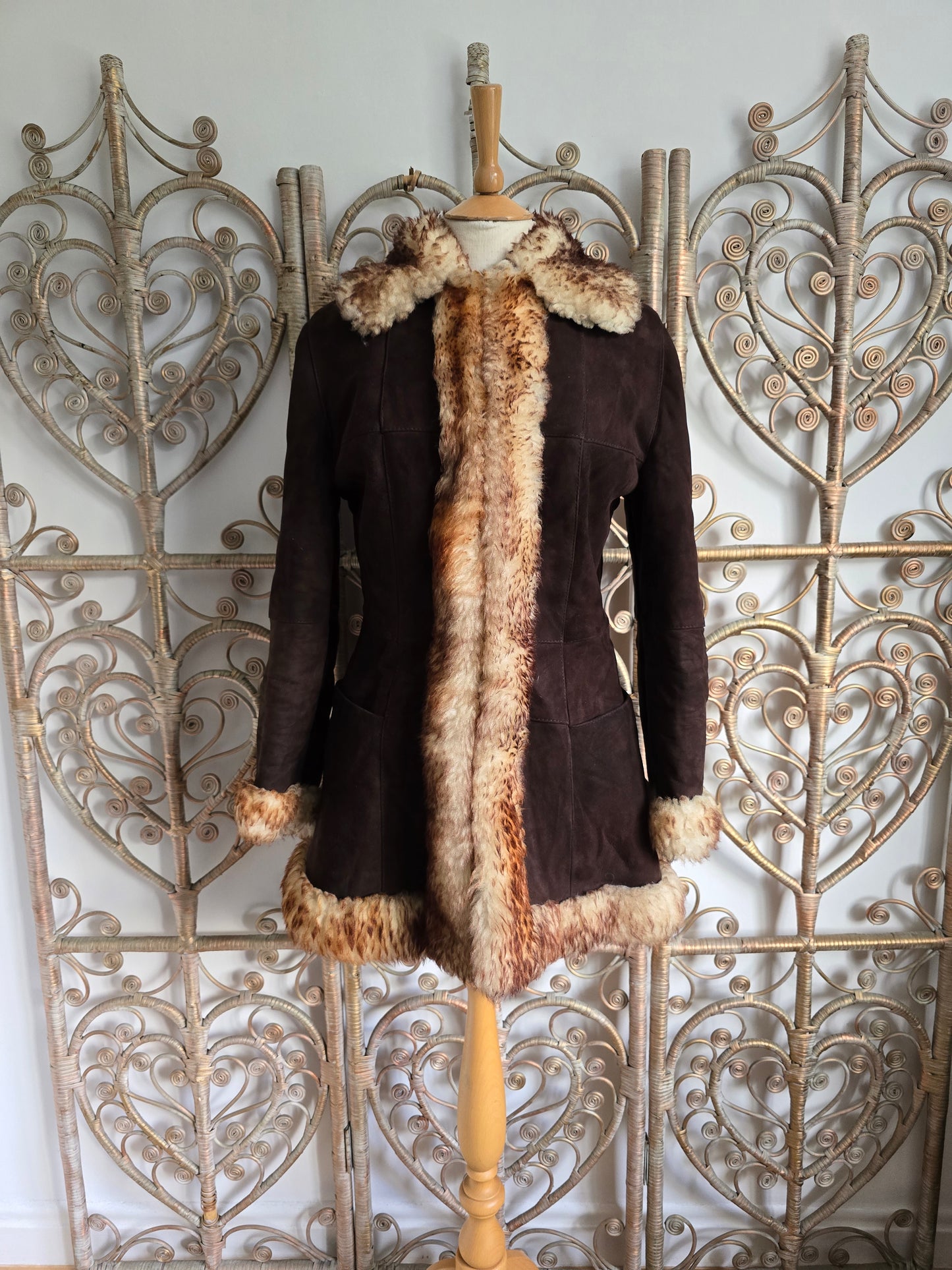 Vintage sheepskin coat S/M