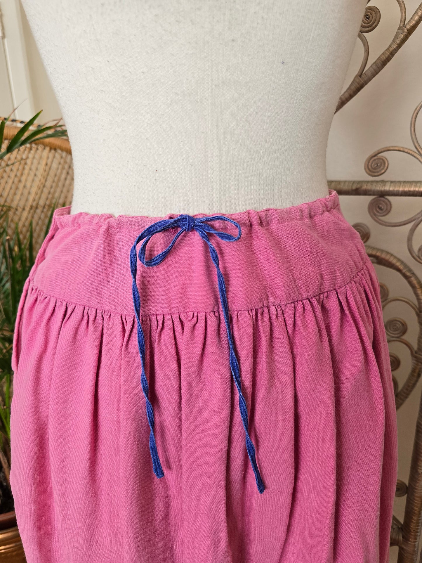 Vintage Anokhi embroidered skirt