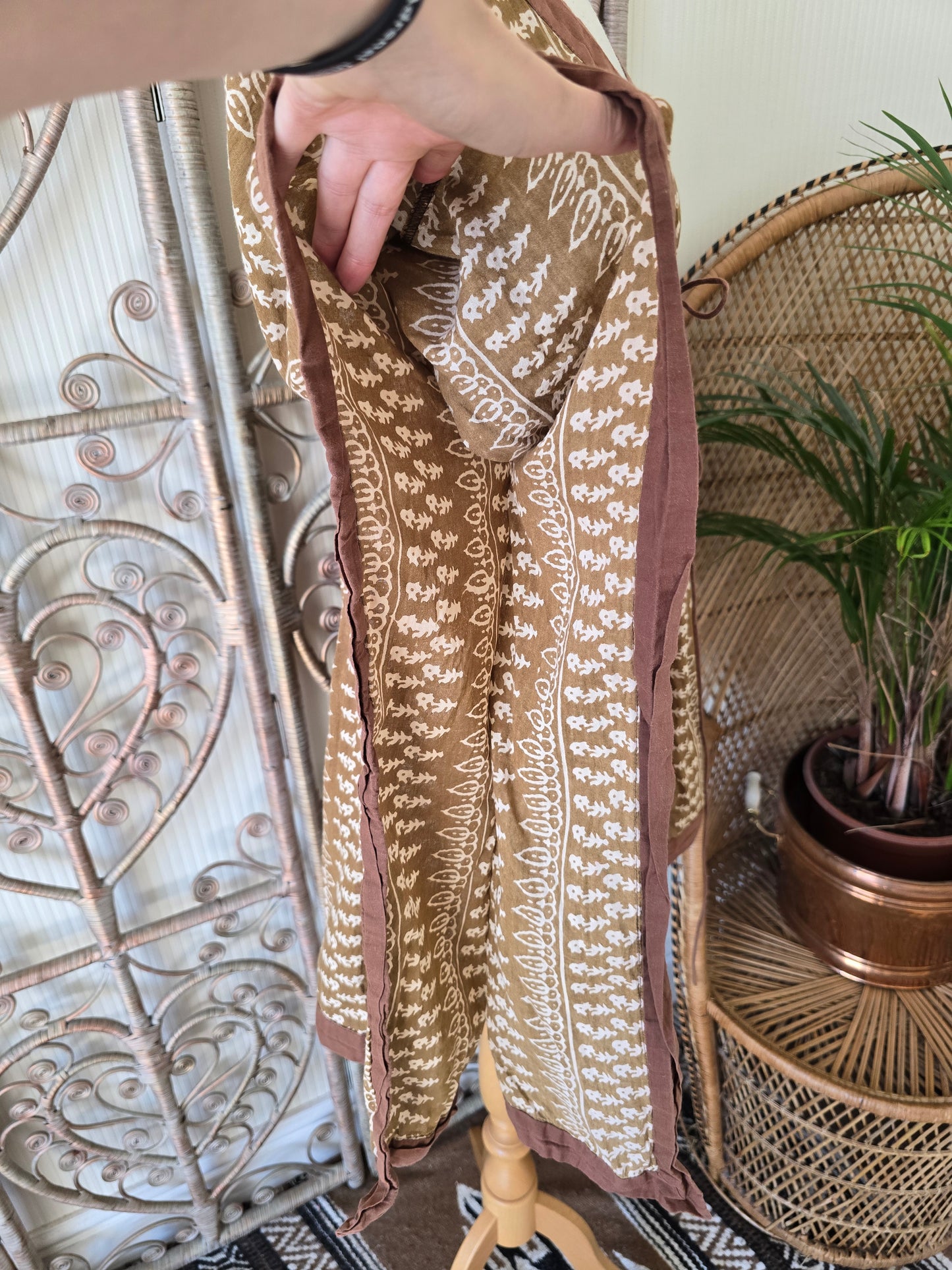 Vintage style cotton tunic dress