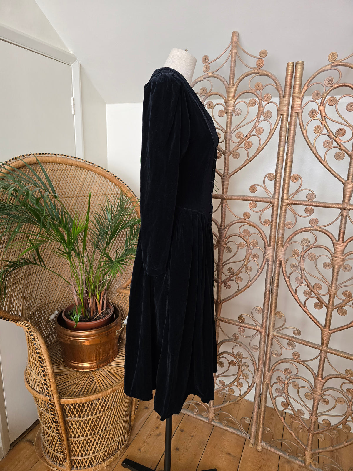 Vintage Adini velvet dress