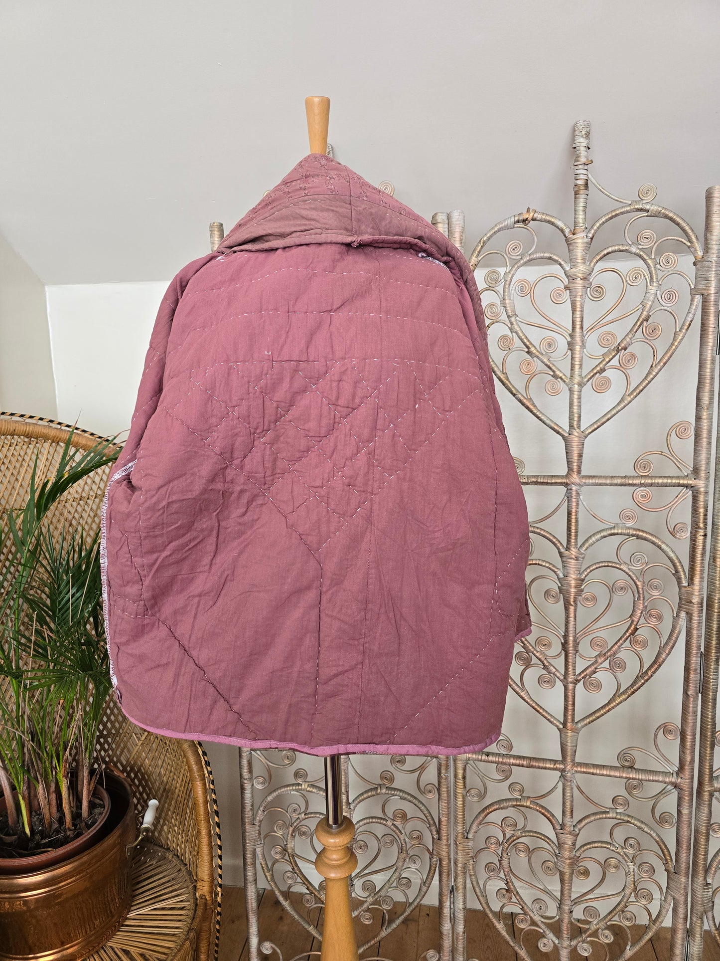 Vintage handmade quilted jacket