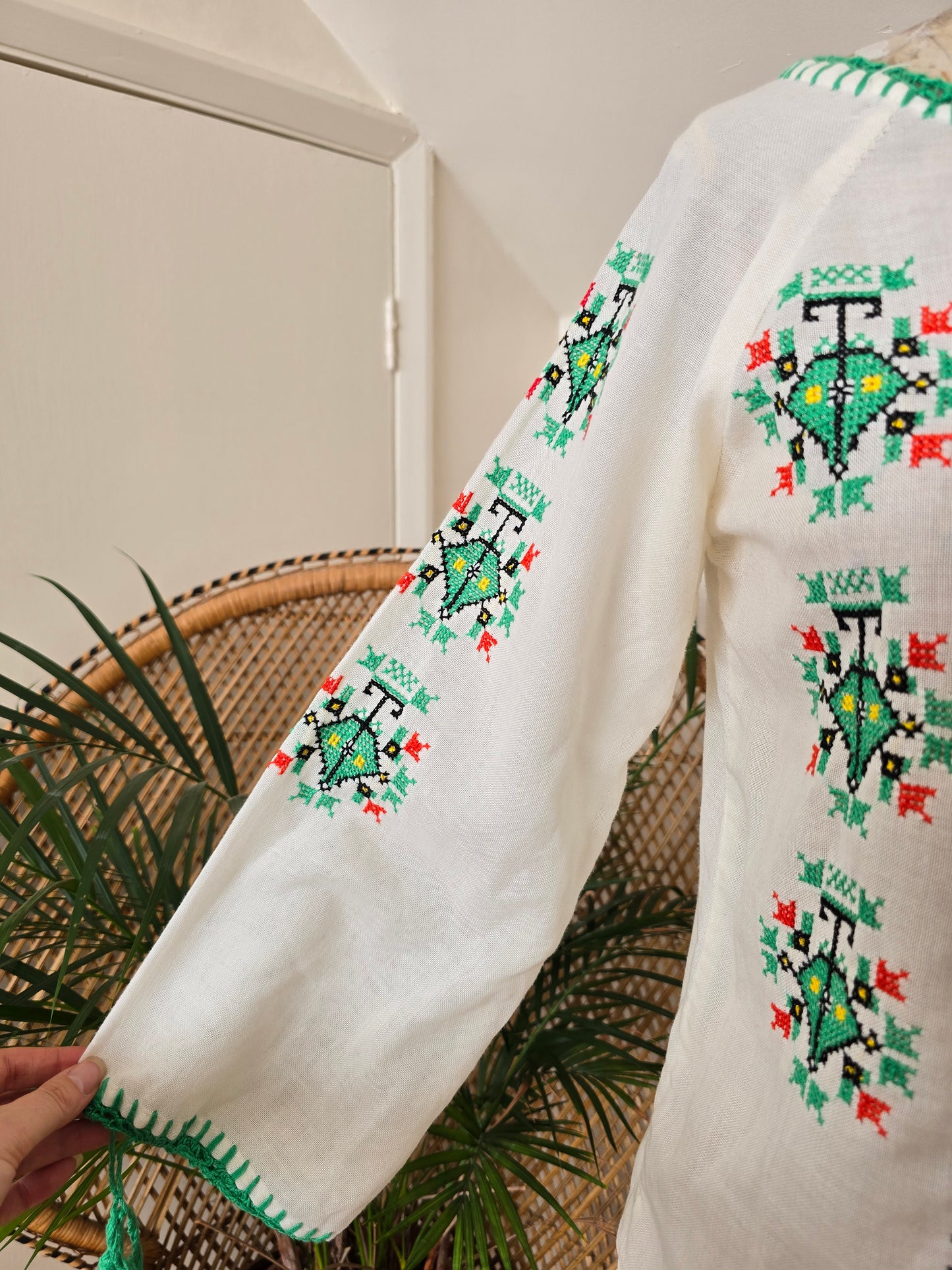 Vintage embroidered blouse