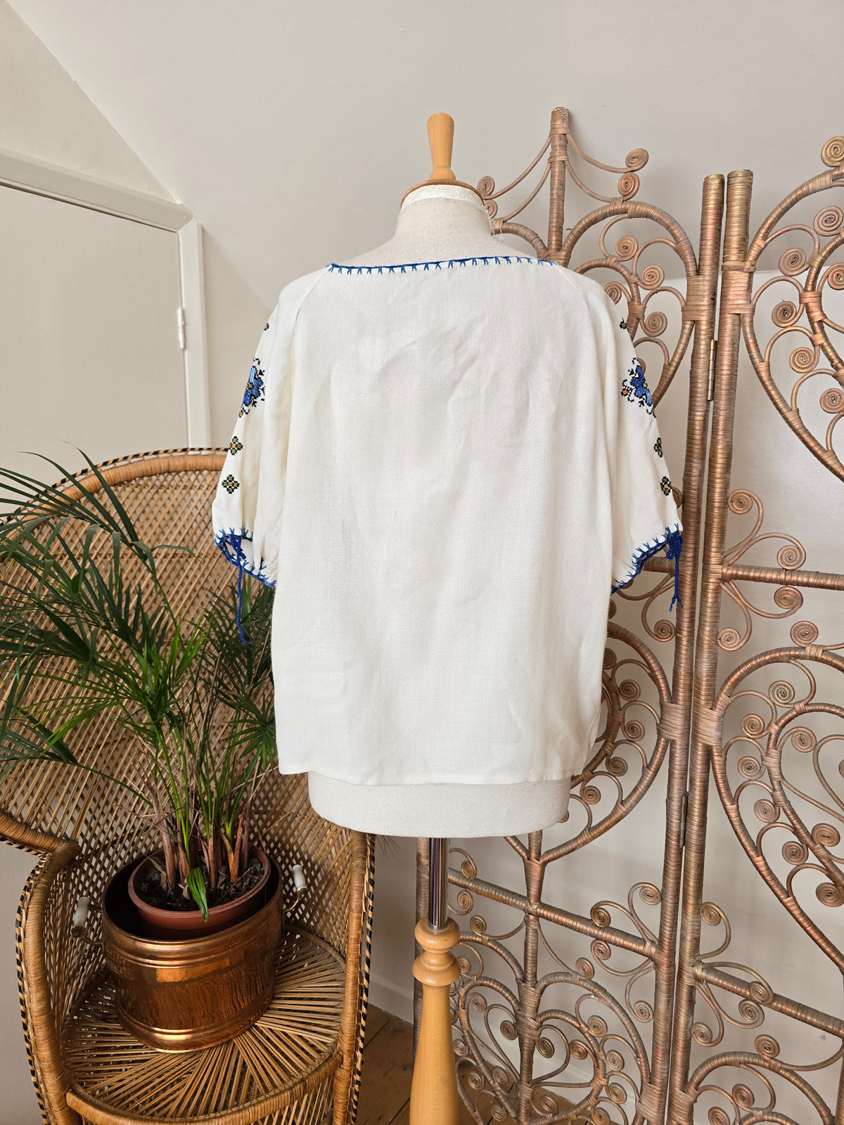 Vintage embroidered blouse