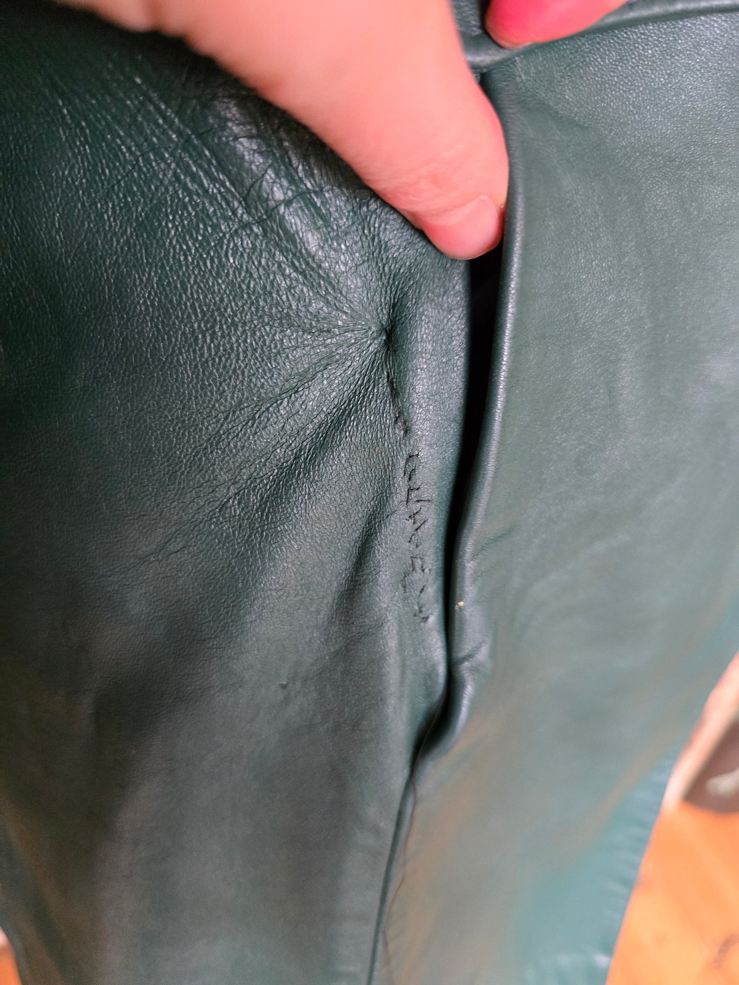 Vintage 70s leather coat